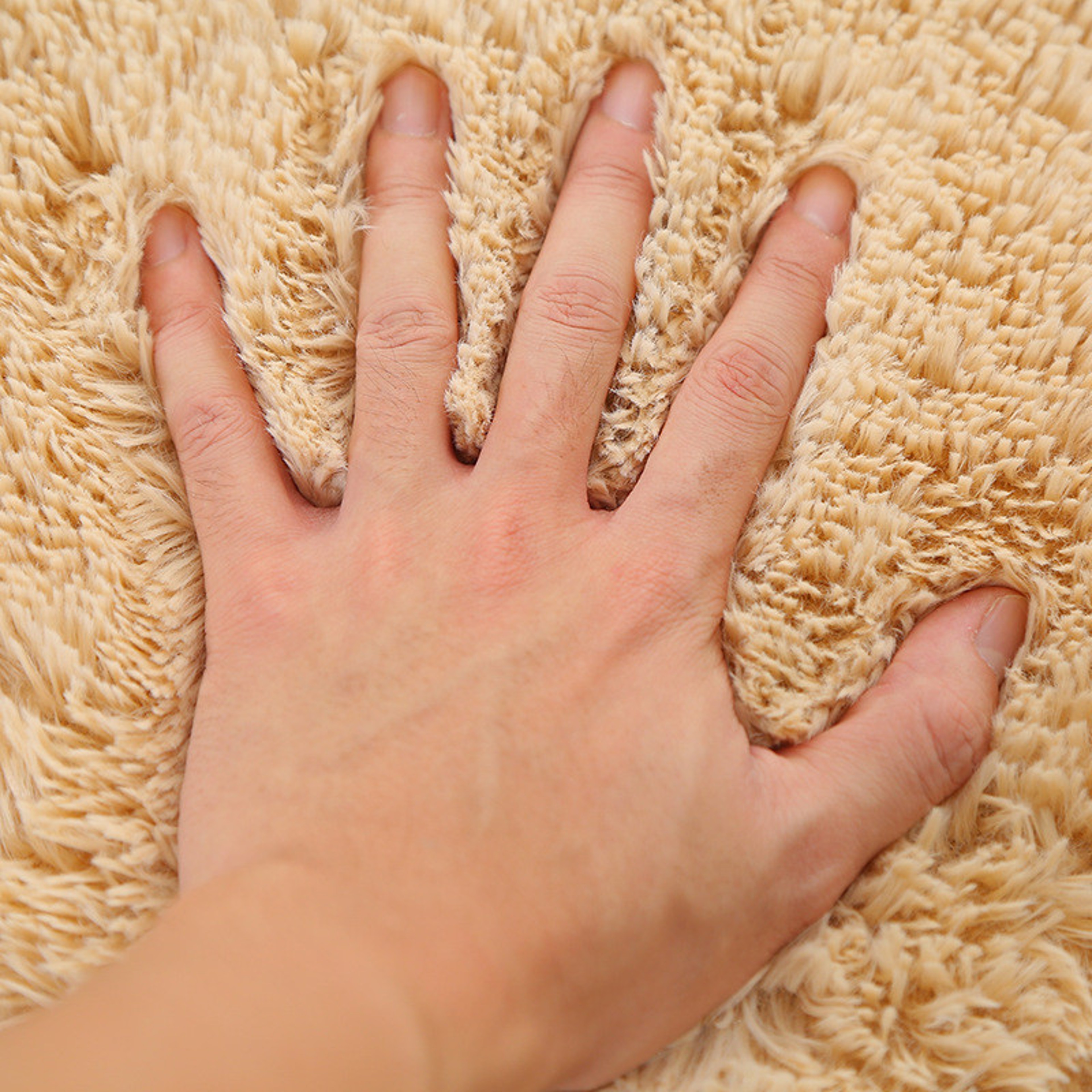 Fluffy Home Carpets for Bathroom, Bathmats Rugs Kit Non-Slip, Toilet Lid Cover, Bathroom Set Rug Mat Plain Color – view 4