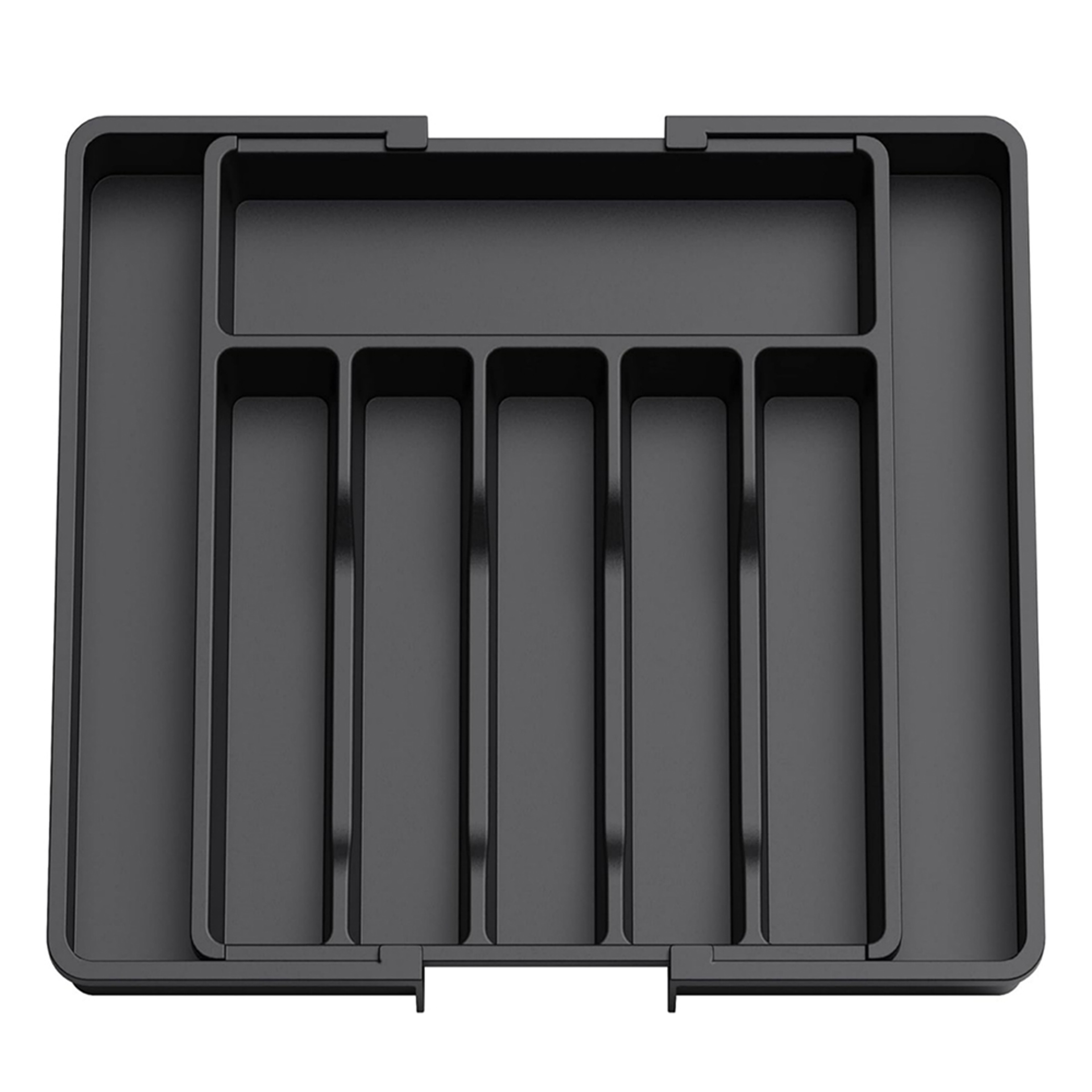 Adjustable Silverware Utensil Organizer, Expandable Cutlery Tray for Kitchen Storage – view 1