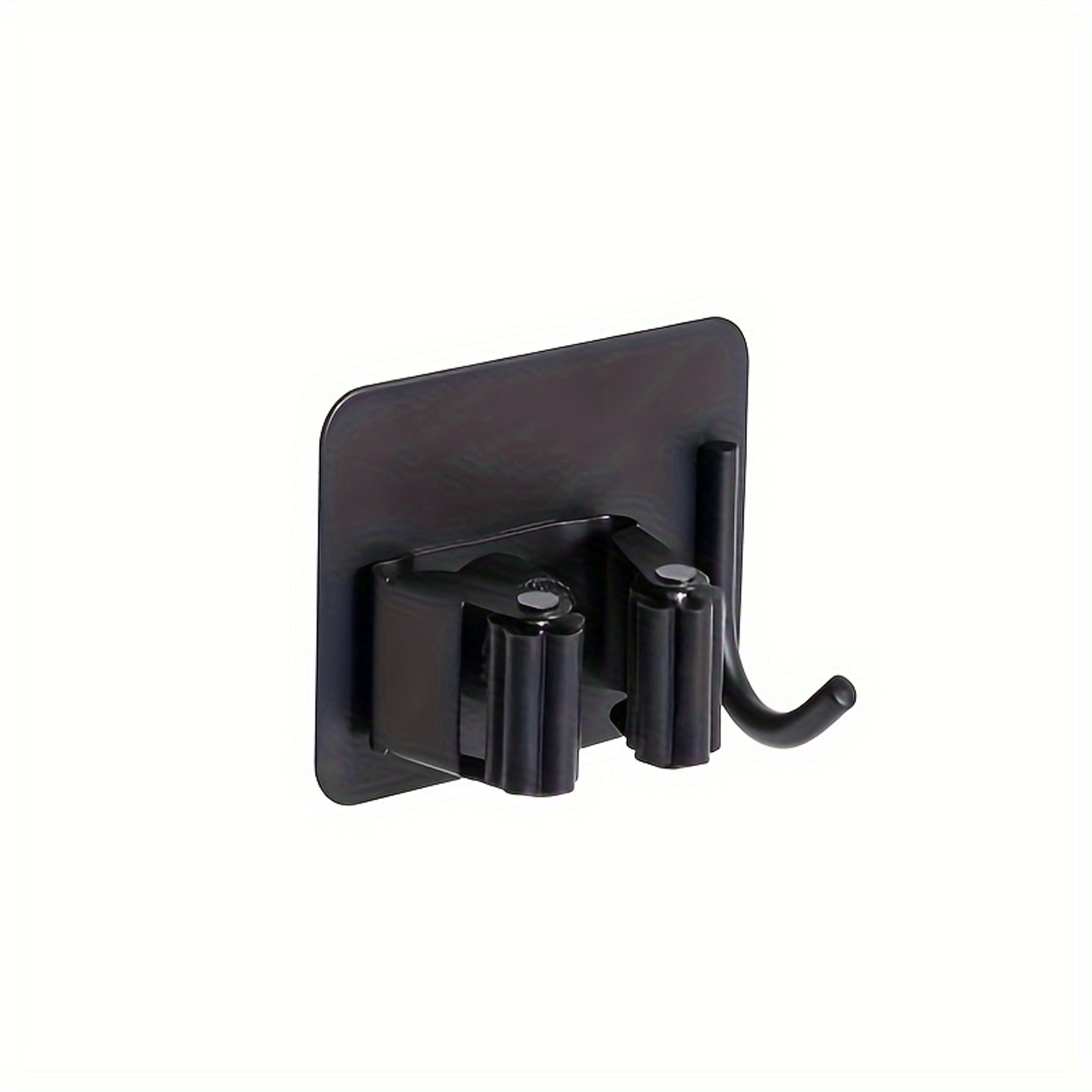 WallMounted Mop Clip Stainless Steel NonPunching Hook Multifunctional Broom And Mop Rack 6