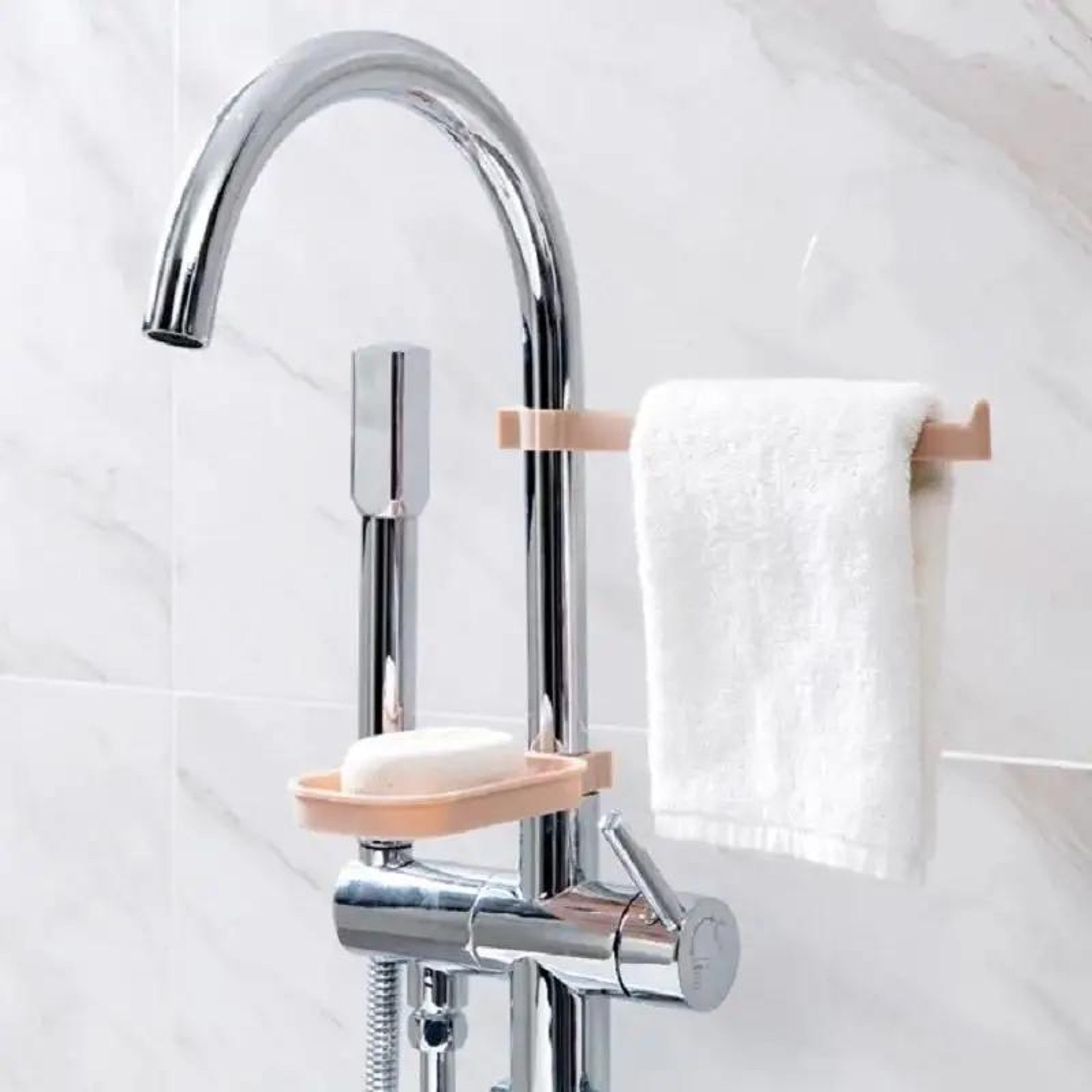 Adjustable Drain Basket, Multifunction Sink Storage Rack, Sponge Cloth Soap Box, Kitchen Holders Gadgets – view 3