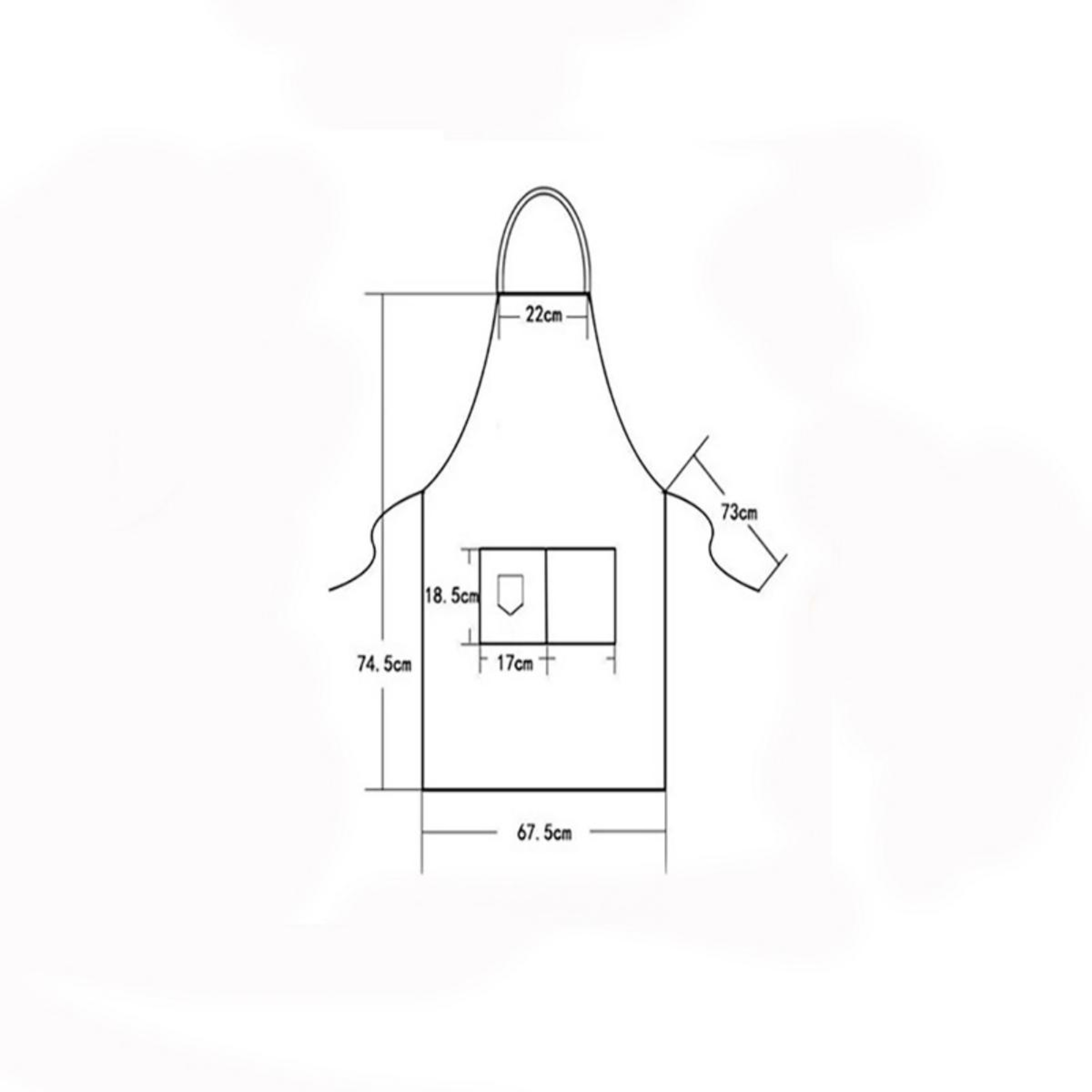 Stylish Kitchen Aprons for Women and Men, Chef Apron for Grill, Restaurant and Beauty Nails Studios – view 6