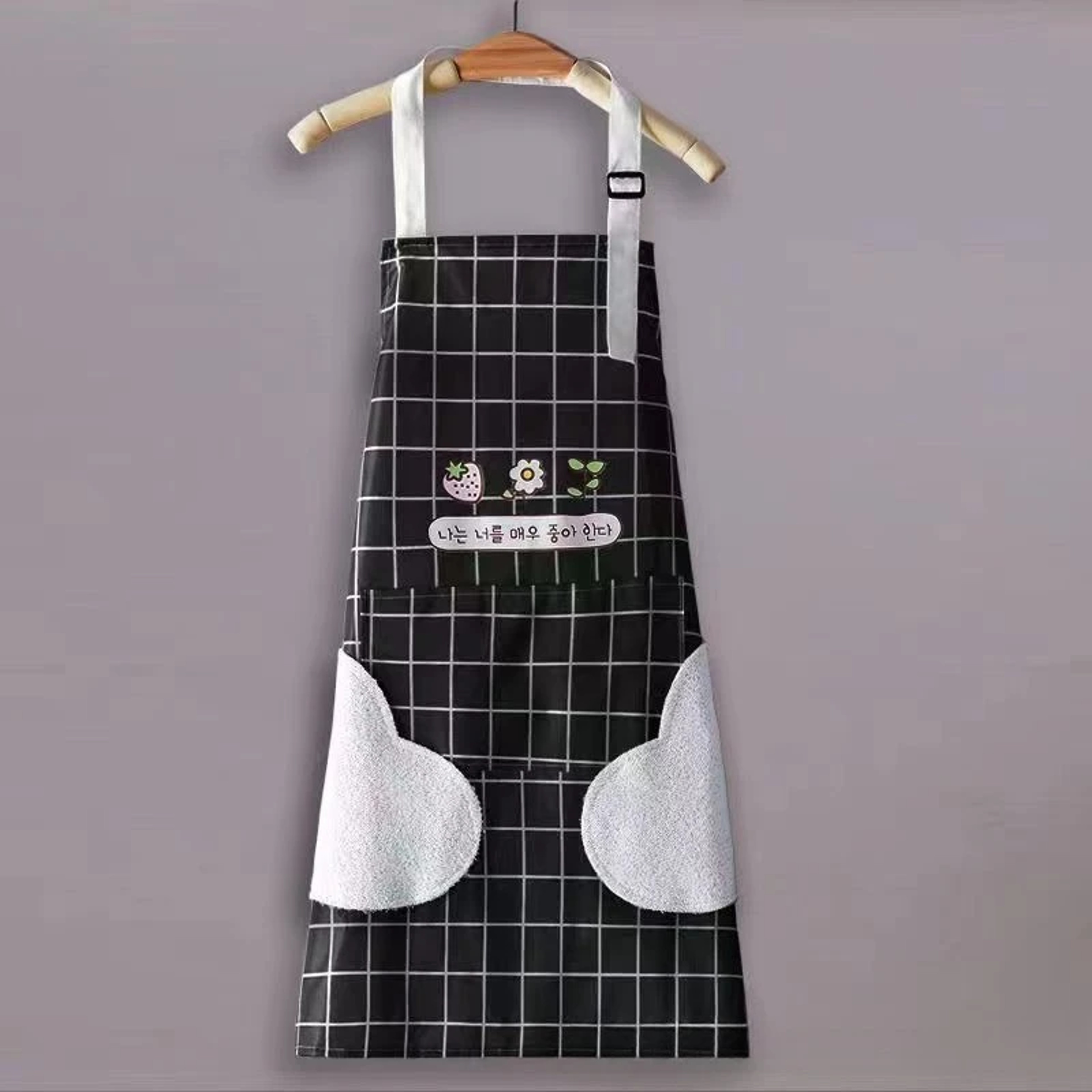 Waterproof Kitchen Apron with Pockets for Women, Anti-Dirty Long Vest, Perfect for Painting and Working – view 10