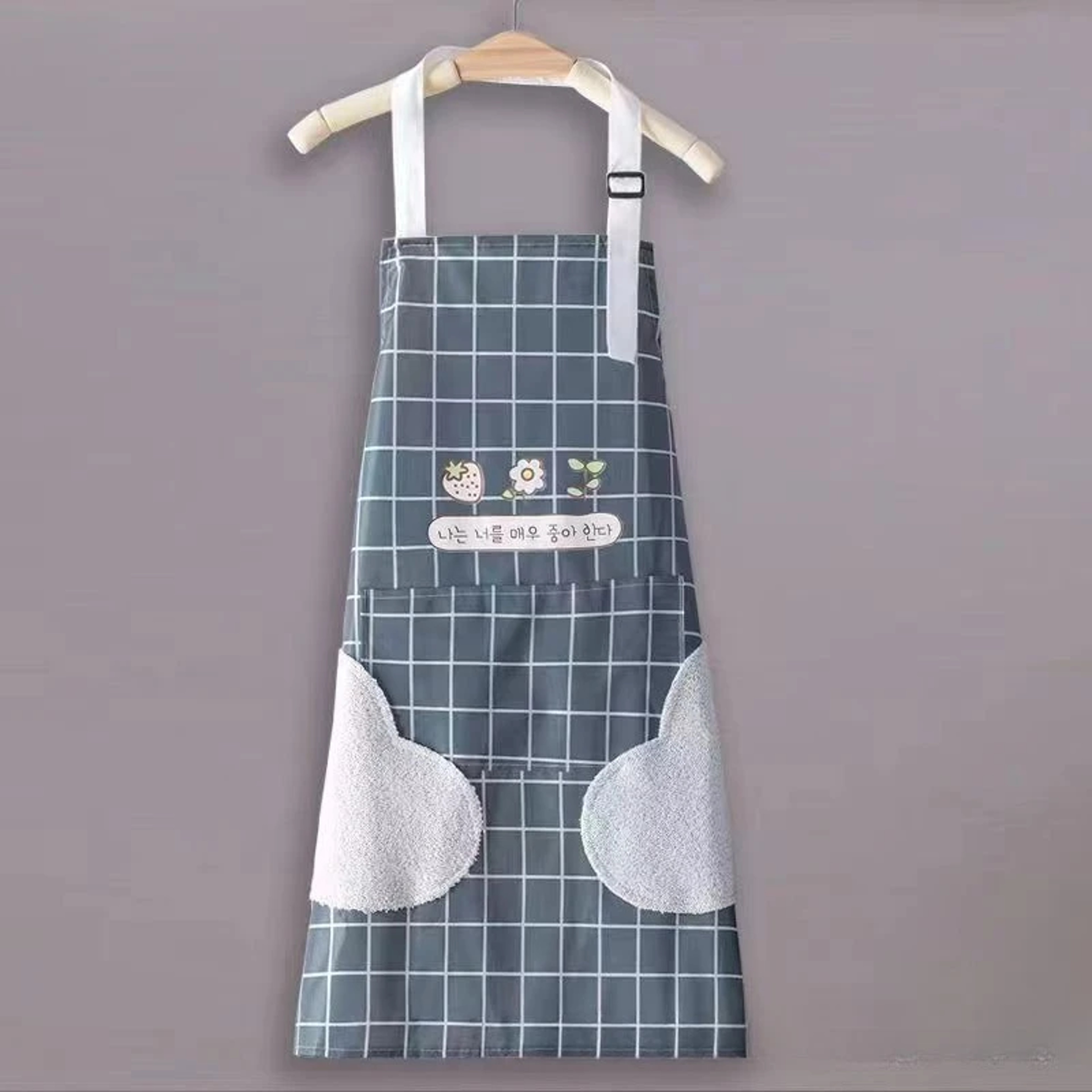 Waterproof Kitchen Apron with Pockets for Women, Anti-Dirty Long Vest, Perfect for Painting and Working – view 12