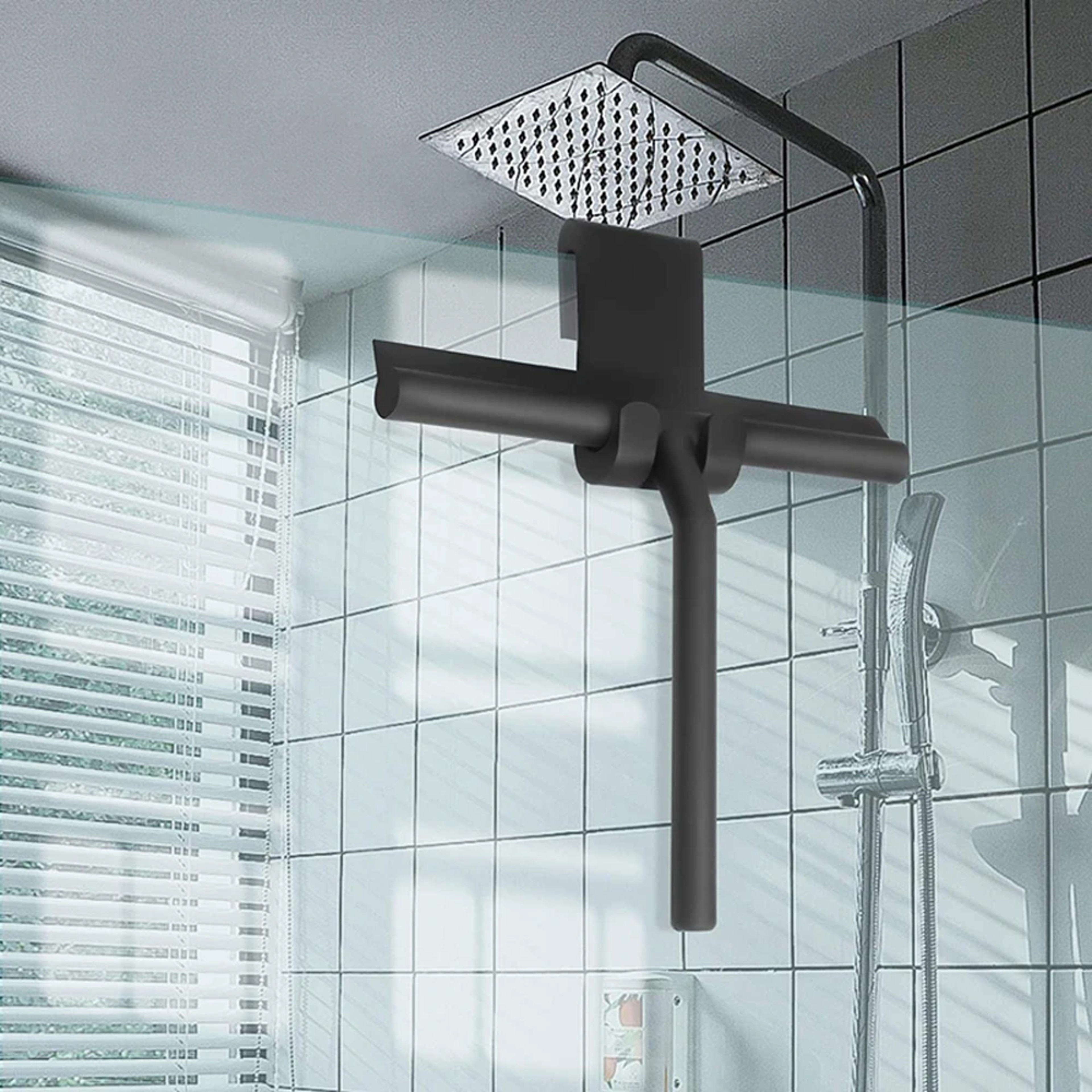 Shower Wall Scraper Cleaner For Glass Doors Bathroom Mirror Wiper Scrape 1