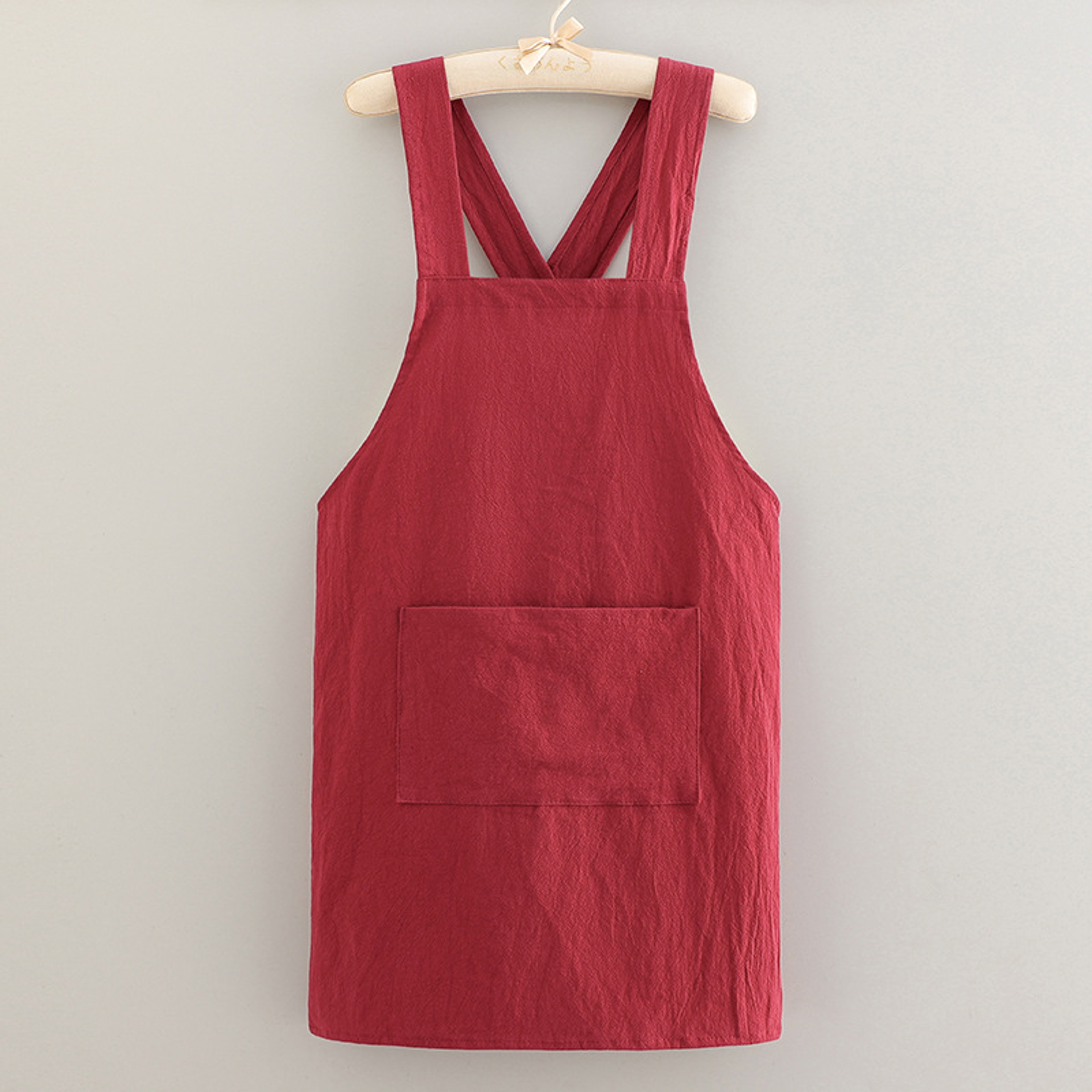 Breathable Cotton Cooking Apron, Fashionable Kitchen Housework Protective Cover – view 7