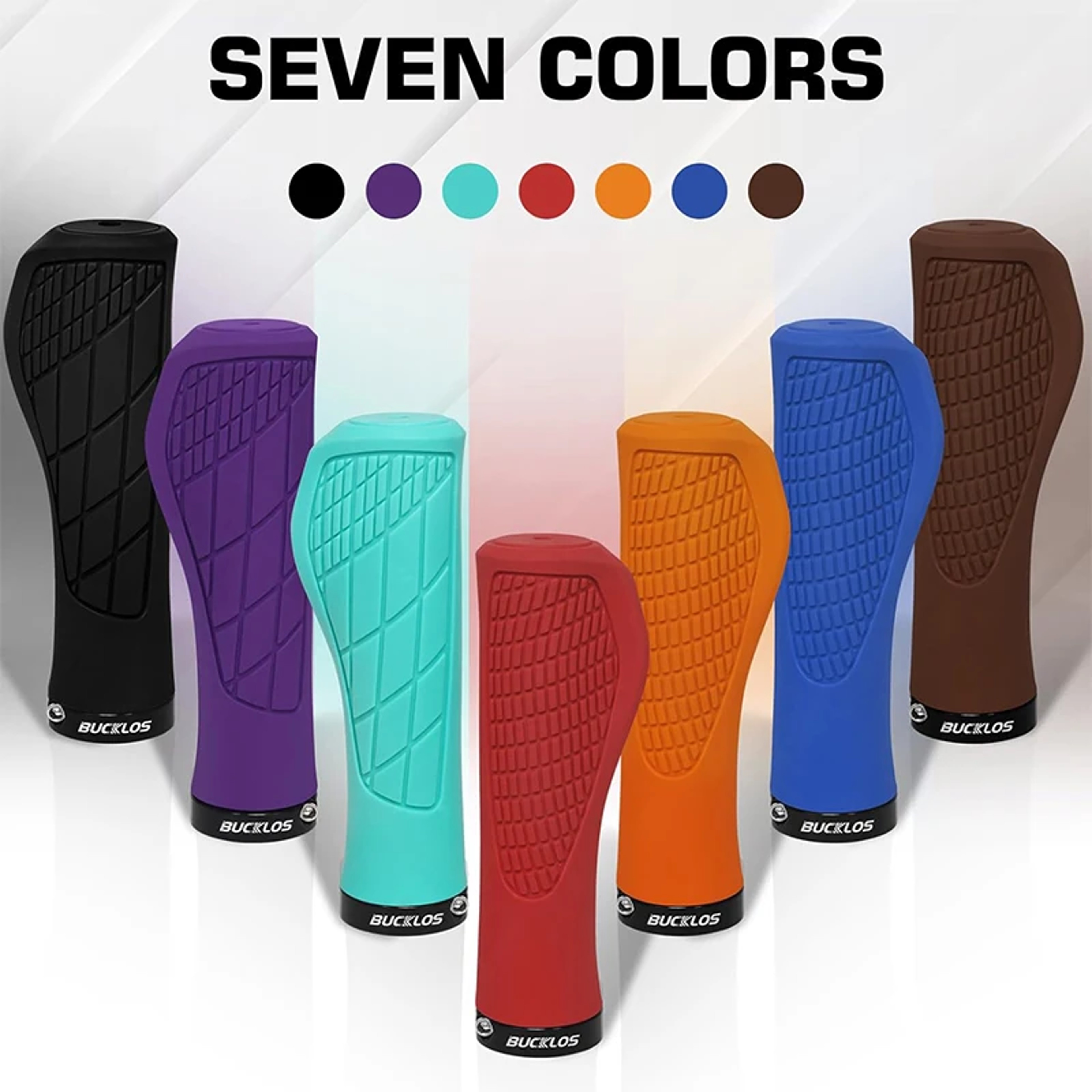 Locking Bicycle Handlebar Grips Soft Rubber Comfort For Mountain Bike Accessories 1