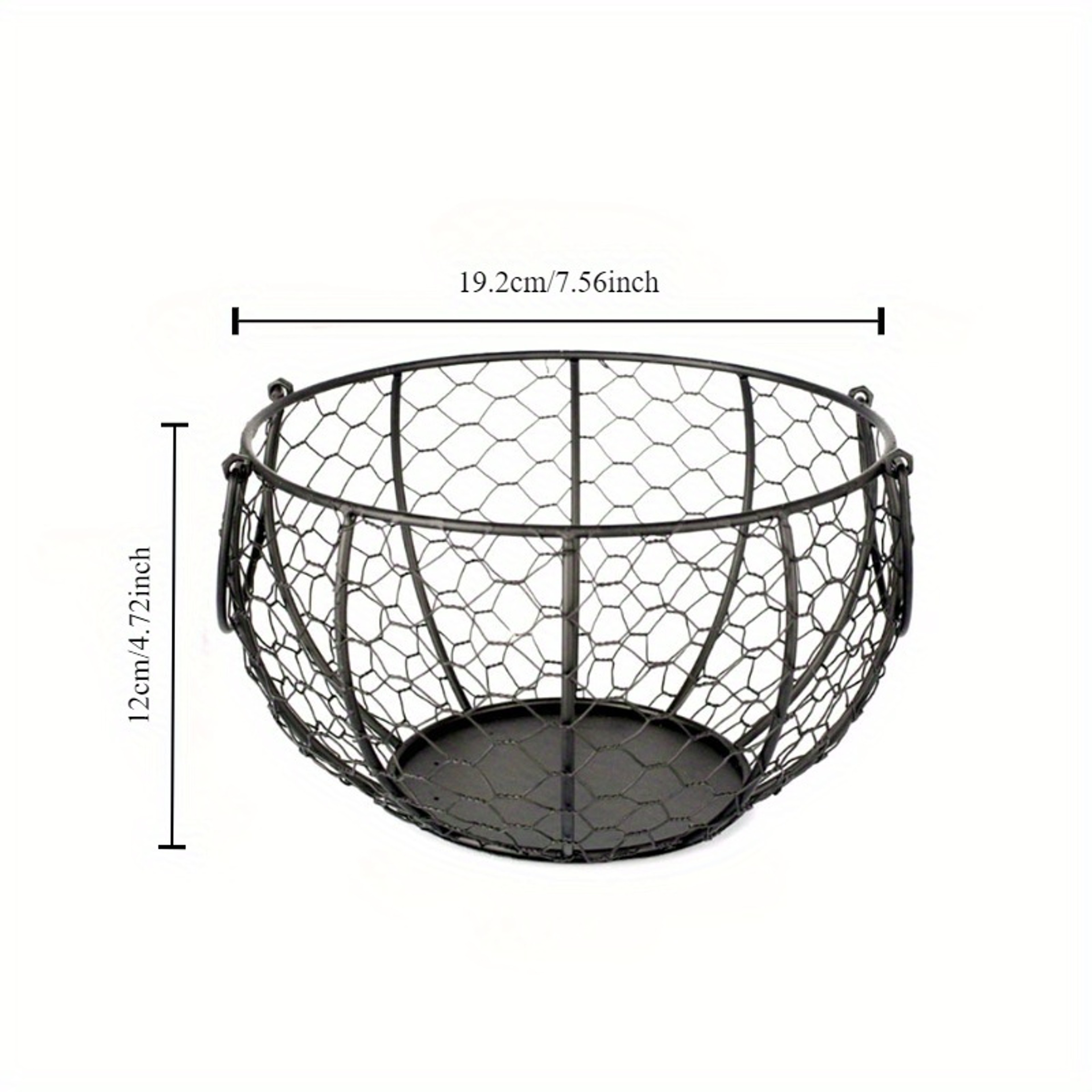 Egg Holder Organizer Storage Basket, High Quality Kitchen Storage Metal Wire Basket – view 5