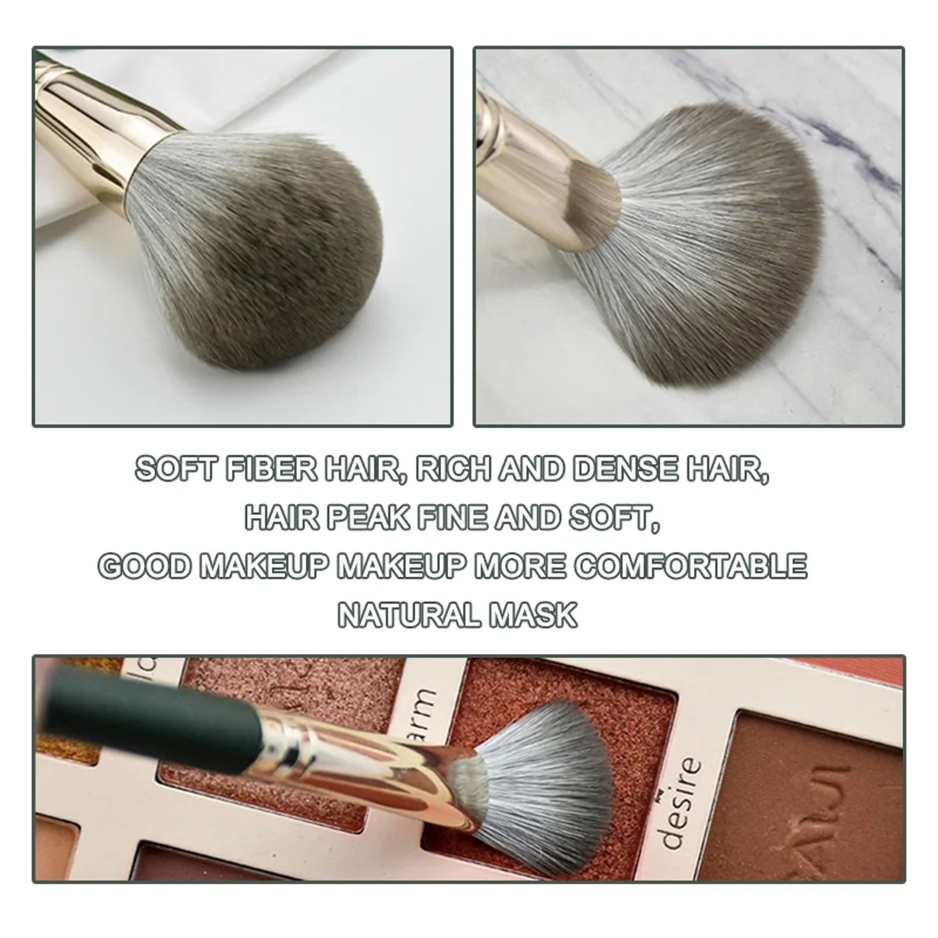 Makeup Brushes Set For Blending Foundation Blush Eye Shadow Beauty Tools 3