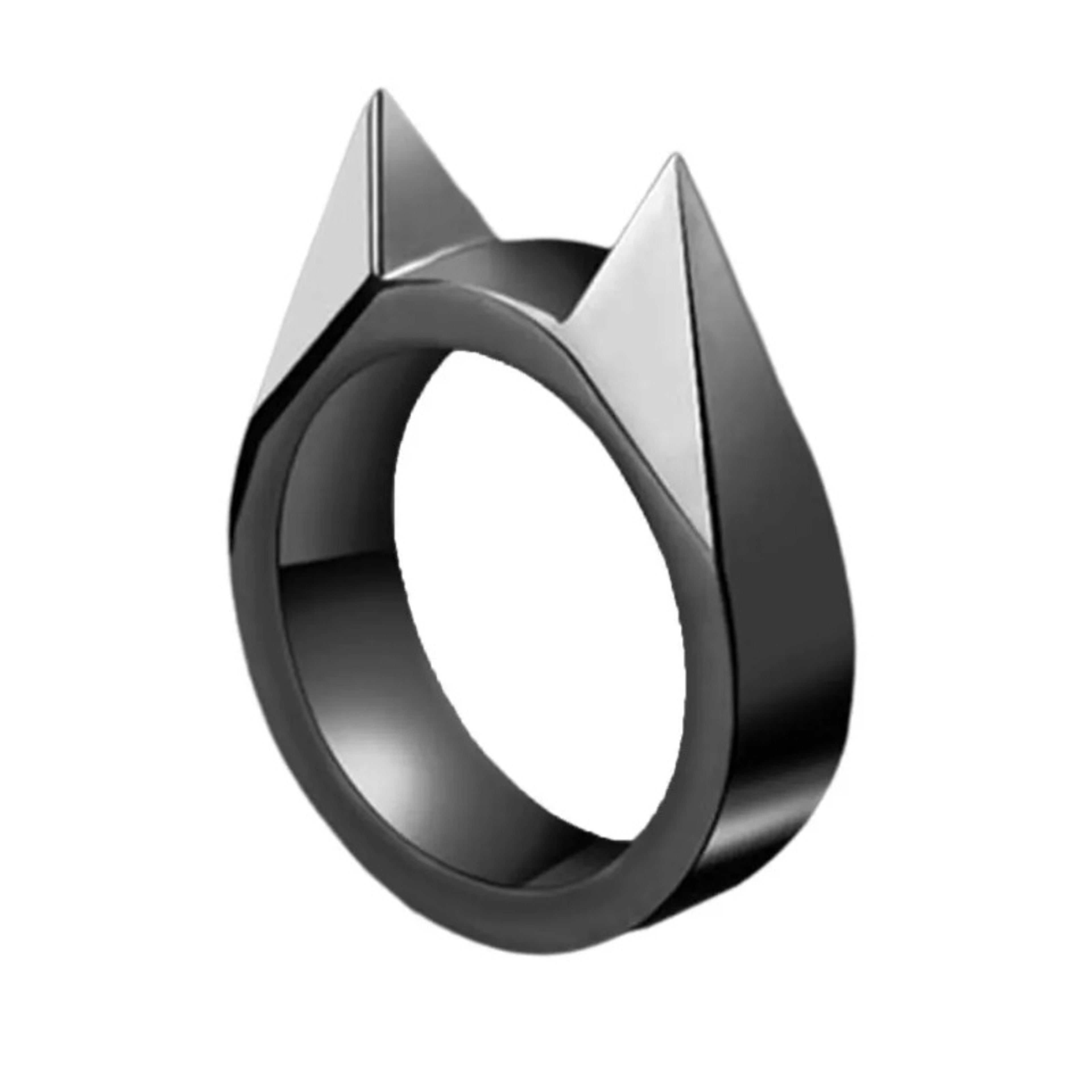 Self Defense Ring for Men and Women  Durable Metal Survival Ring for Protection and Window Breaking – view 1