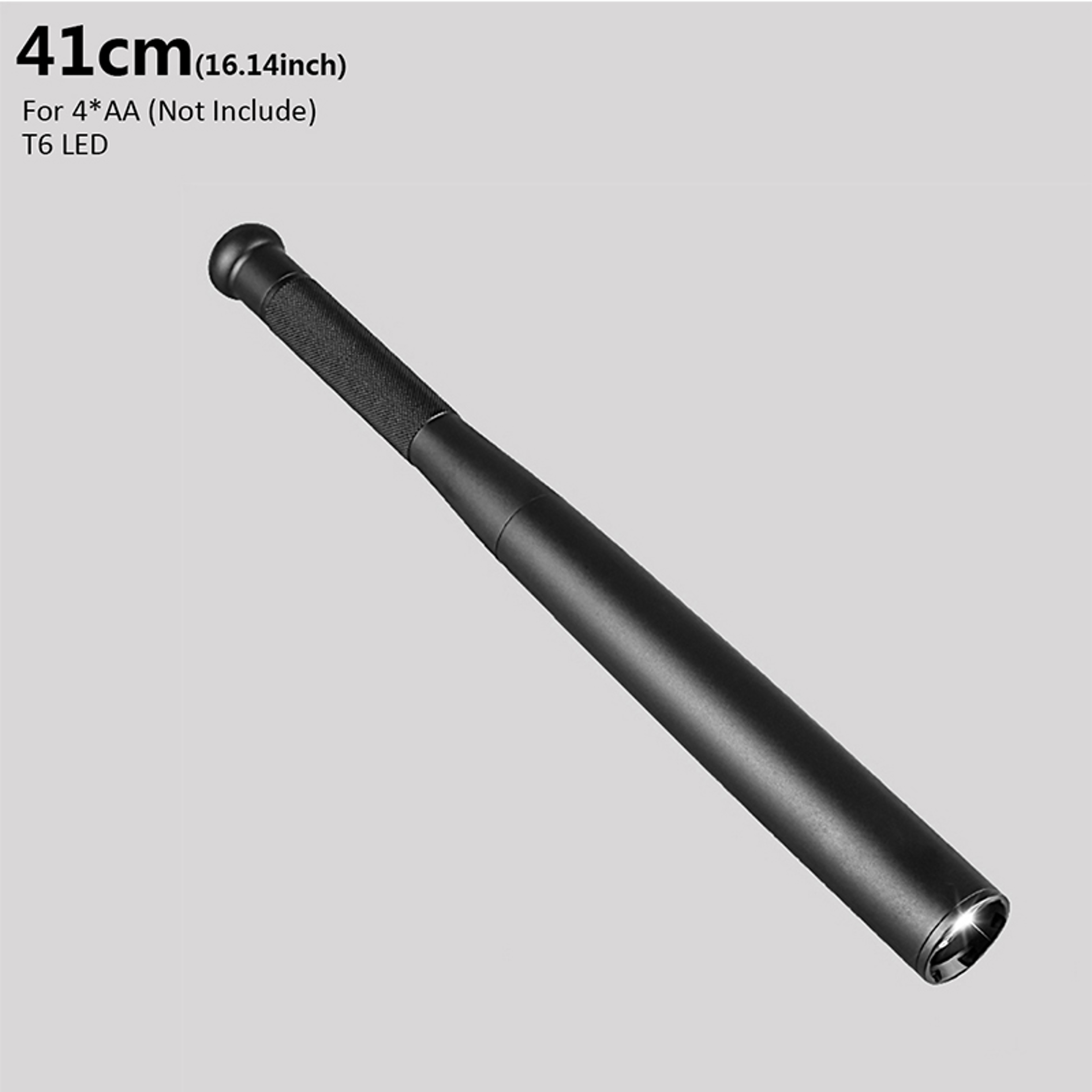 Aluminium Alloy Baseball Bat LED Flashlight – Super Bright Waterproof Torch for Emergency Self Defense & Outdoor Use – view 8