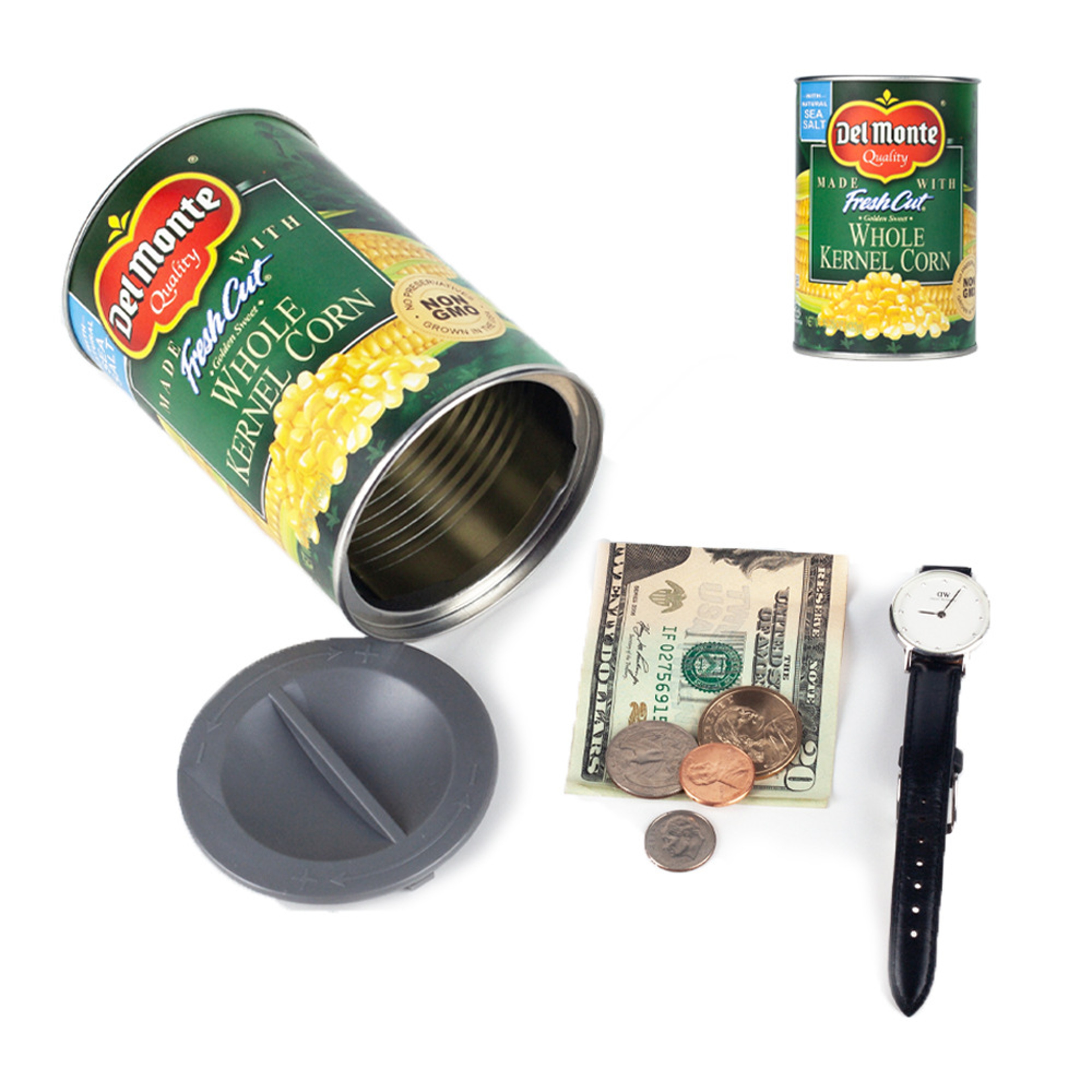 Hidden Safe Compartment Diversion Safe Can  Secret Stash Hiding Container, Kitchen Cupboard Hide Cash & Valuables – view 7