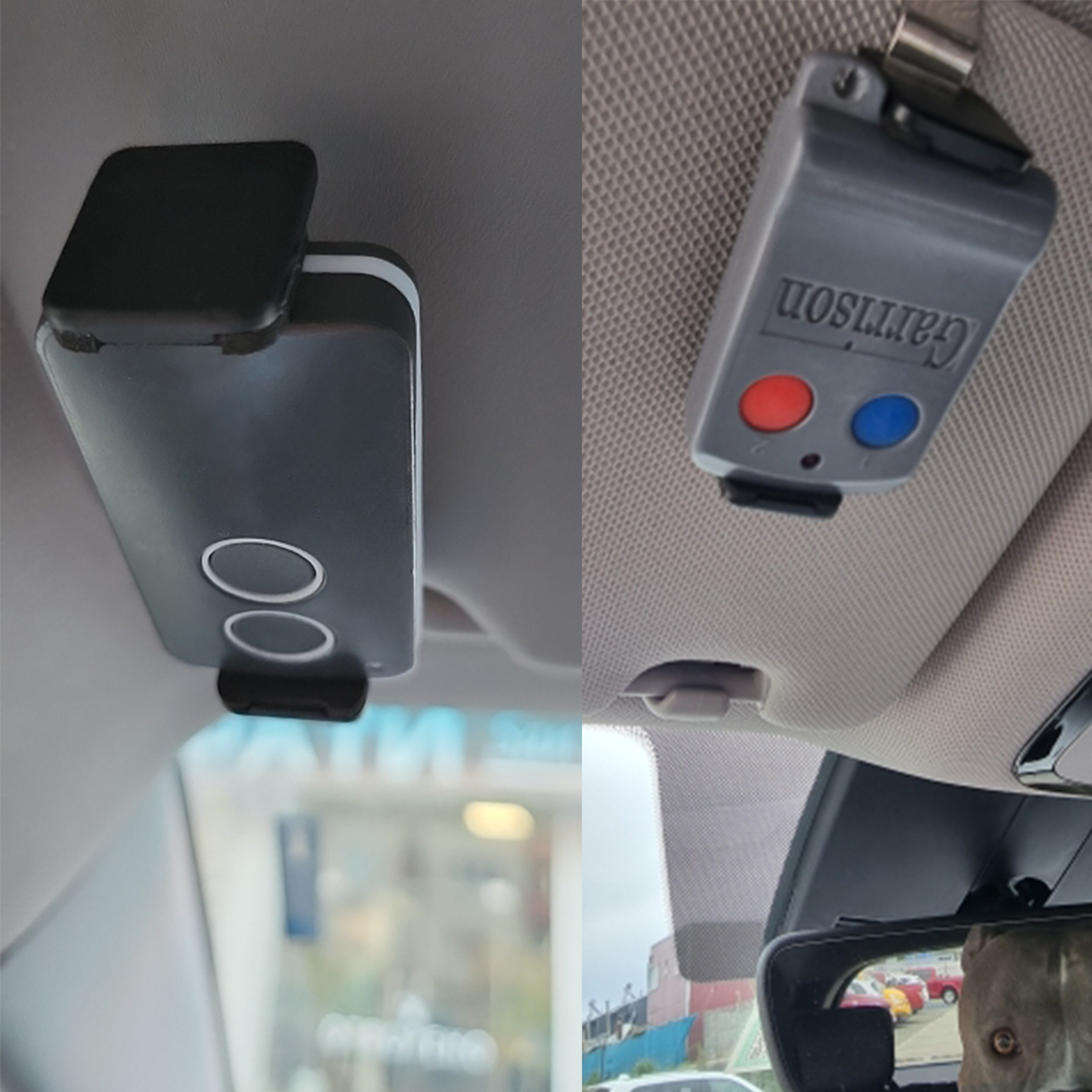 Car Key Clip Holder Adjustable Garage Door Remote Clip for Car Sun Visor | Universal Fit for Garage Opener Controls – view 2