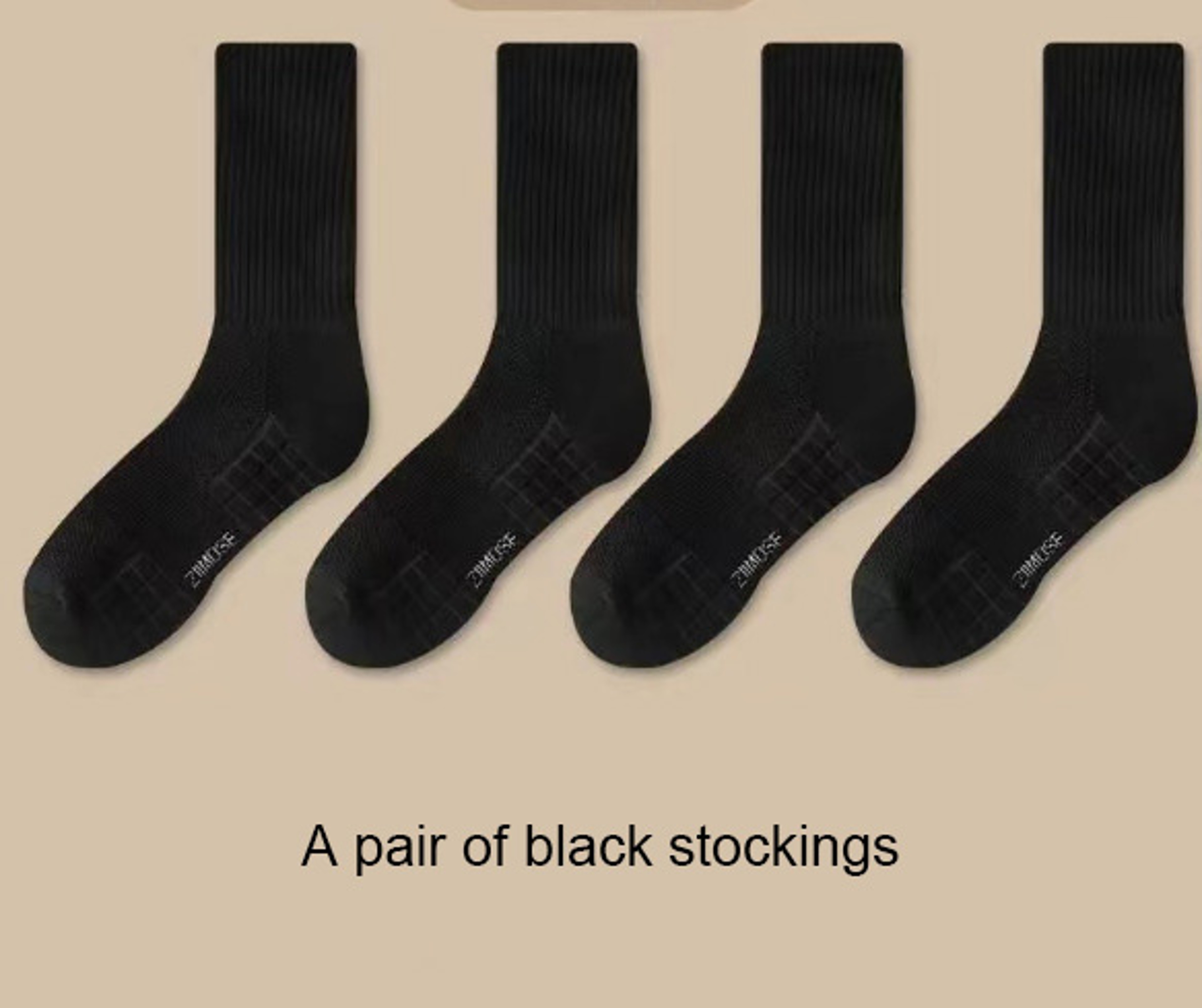 Men's Cotton Winter Sports Socks with Velvet Mid-Tube  Thickened Deodorant Basketball Socks – view 9