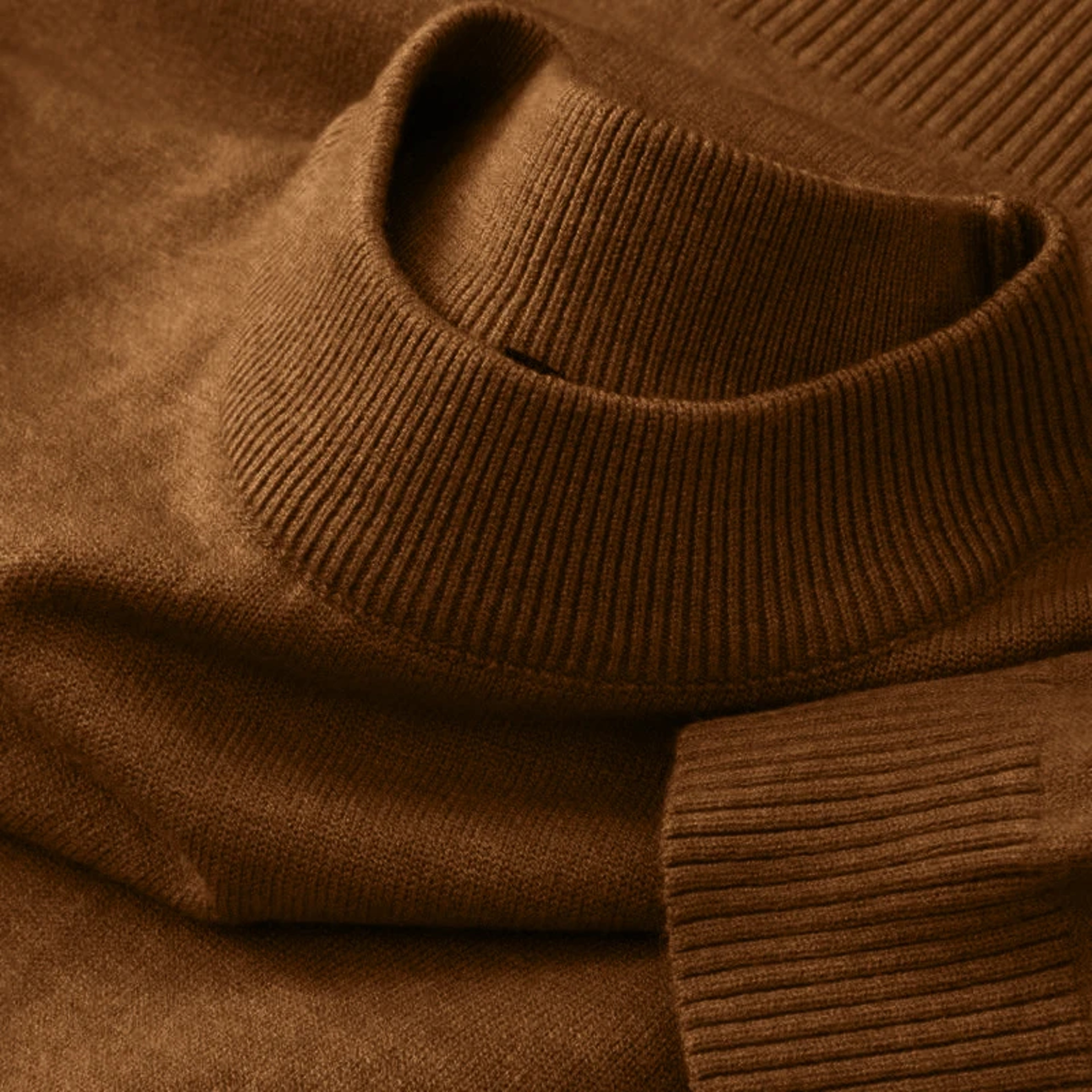 Mens Mock Turtleneck Sweater Lightweight Knit Pullover For Casual Fall Style 13