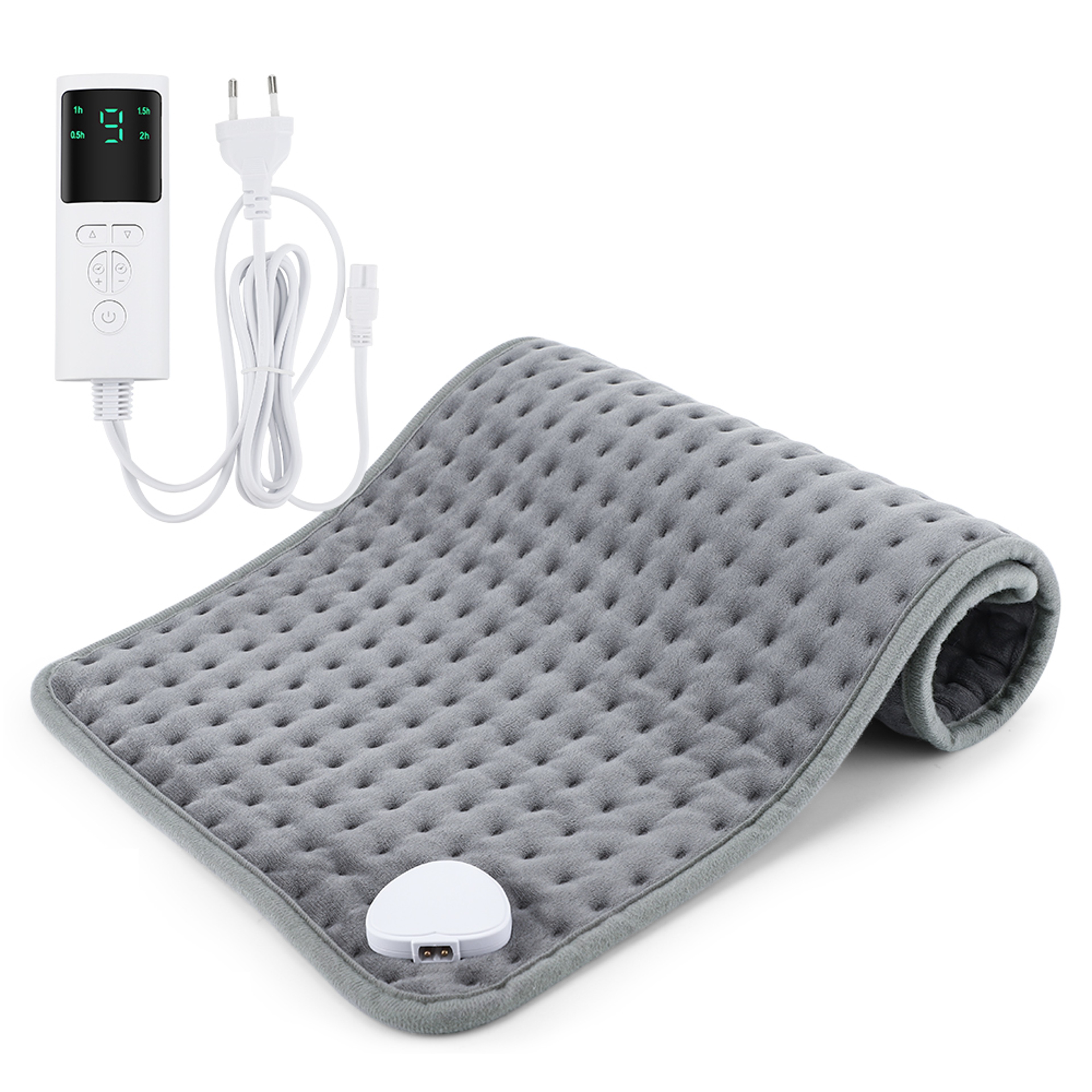 Electric Heating Pad For Menstrual Cramps  Back Pain Relief  Temperature Levels Adjustable Timer Wi 0
