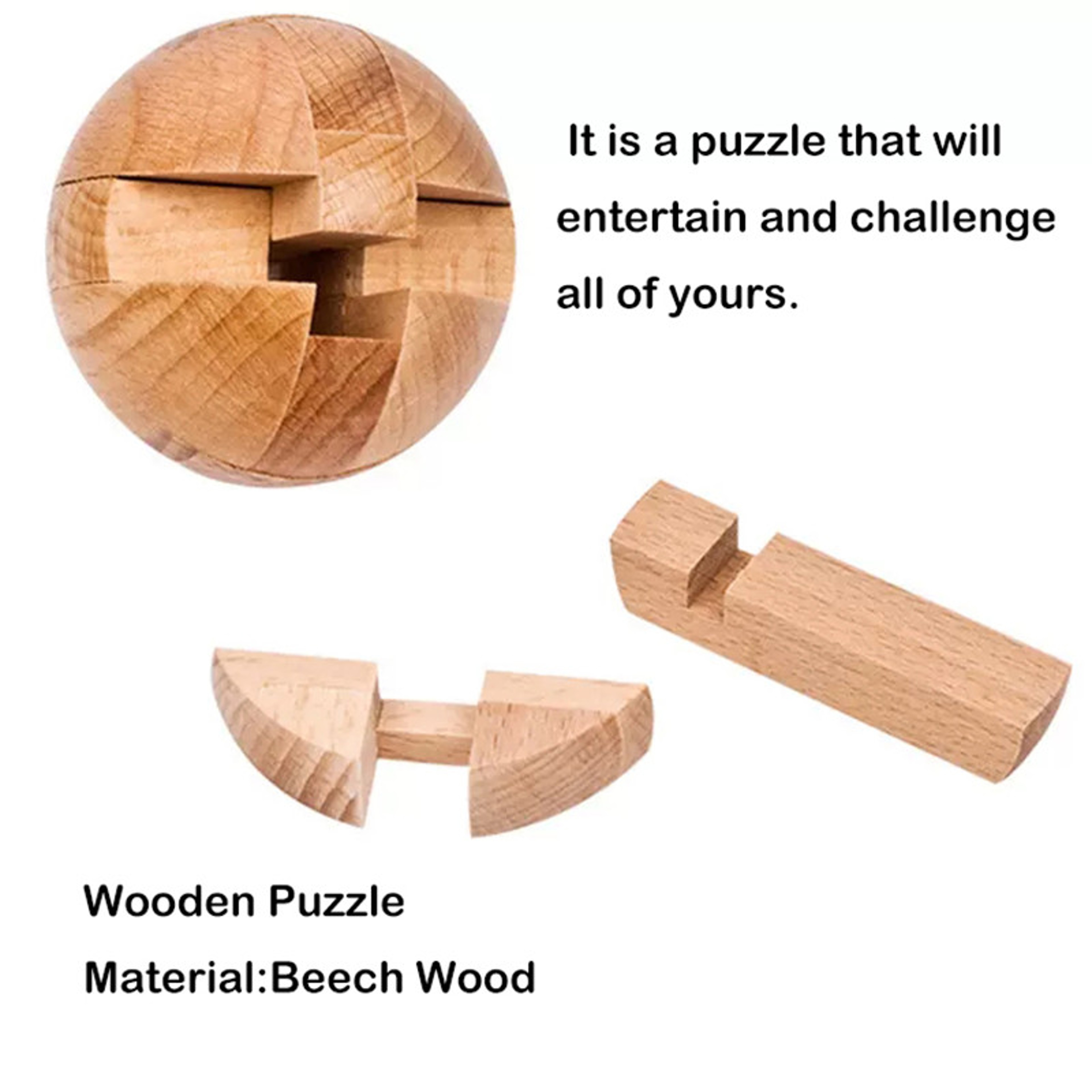 Sphere Puzzle Brain Teasers for Adults and Kids  Fun and Challenging Intelligence Toy – view 6