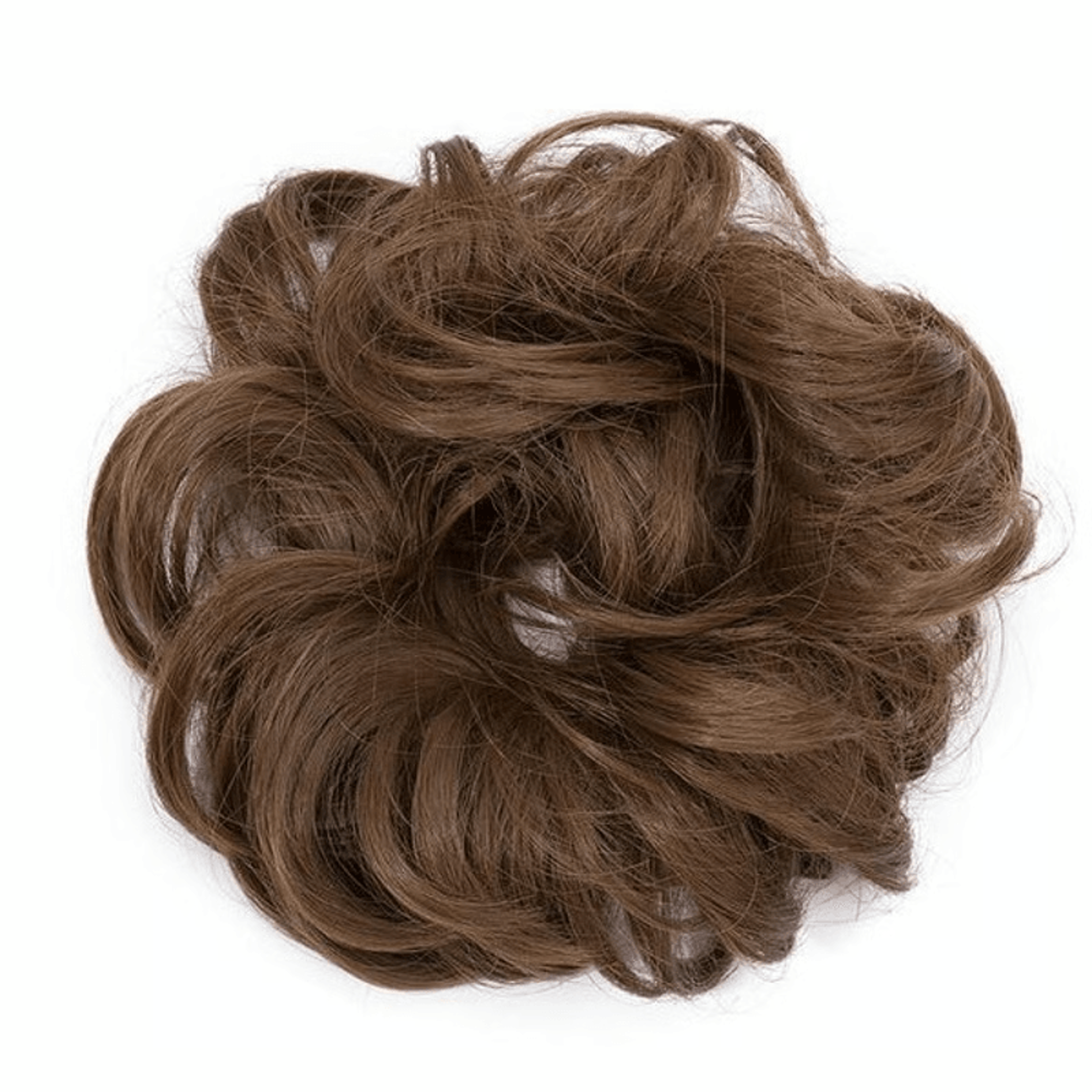 Rose Flower Bun Hair Scrunchie  Soft Elastic Hair Tie For Women  Girls 7