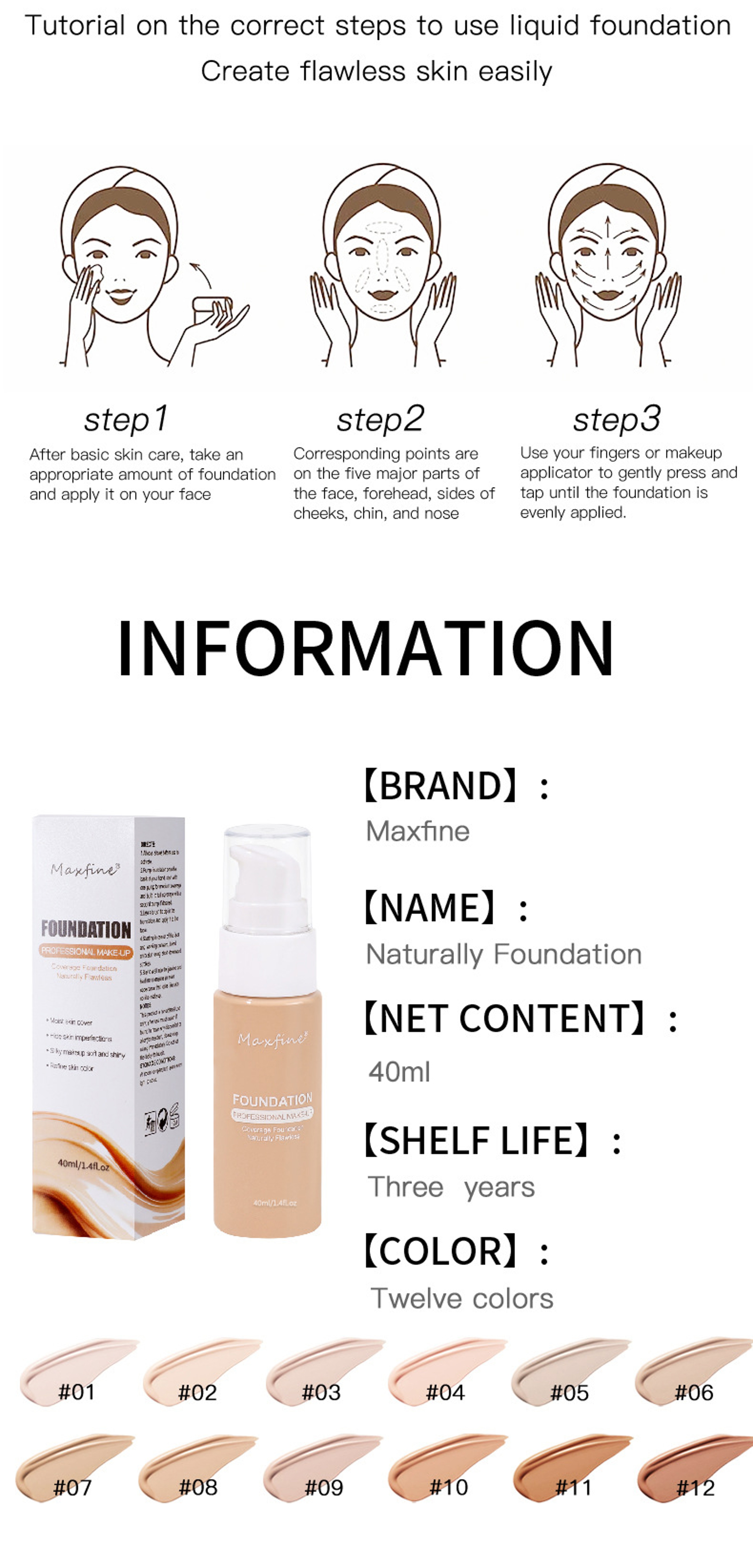 Liquid Foundation For Flawless Coverage Waterproof  SweatResistant Makeup For AllDay Wear 4