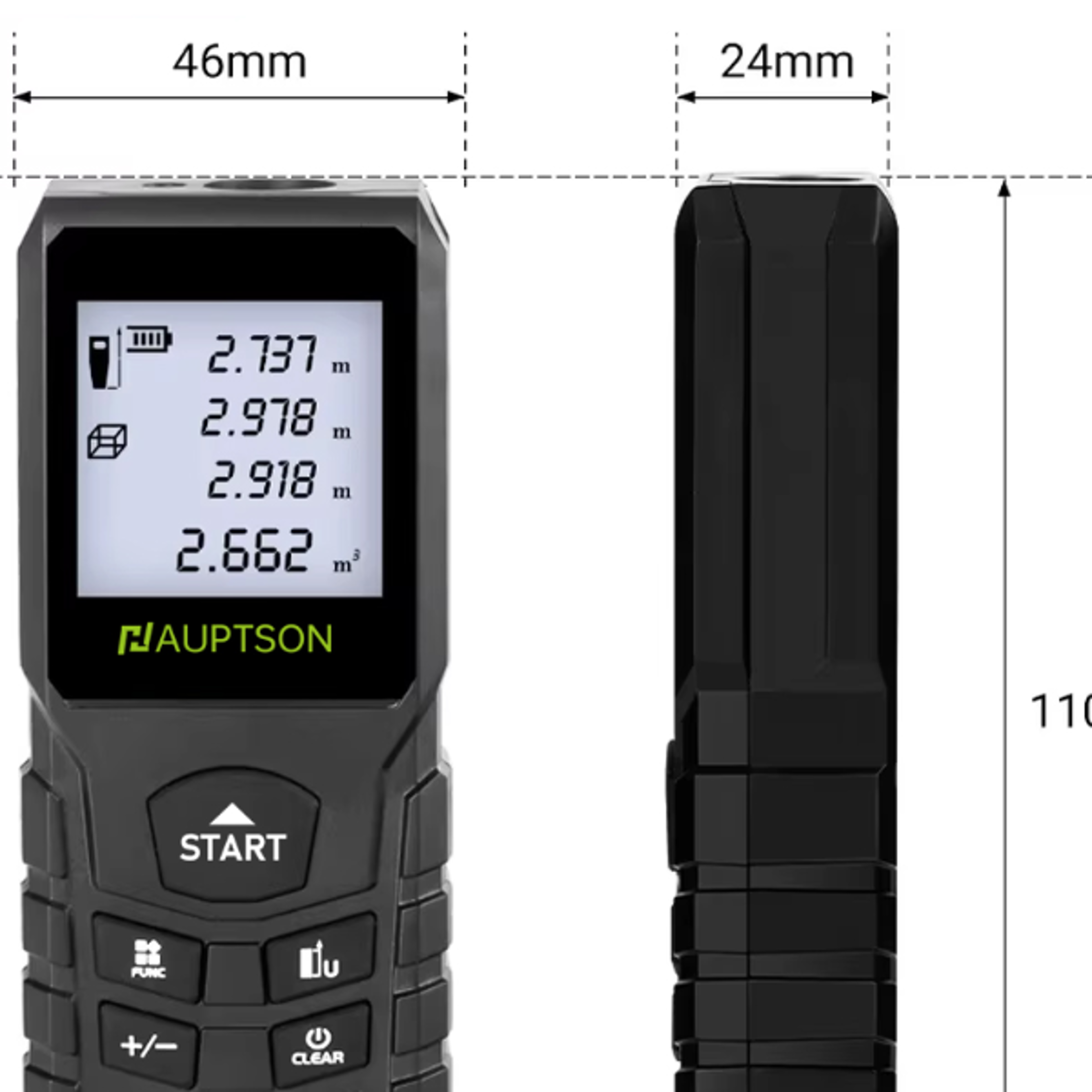 100M Laser Rangefinder Distance Meter Rangefinder Laser Tape Range Finder Building