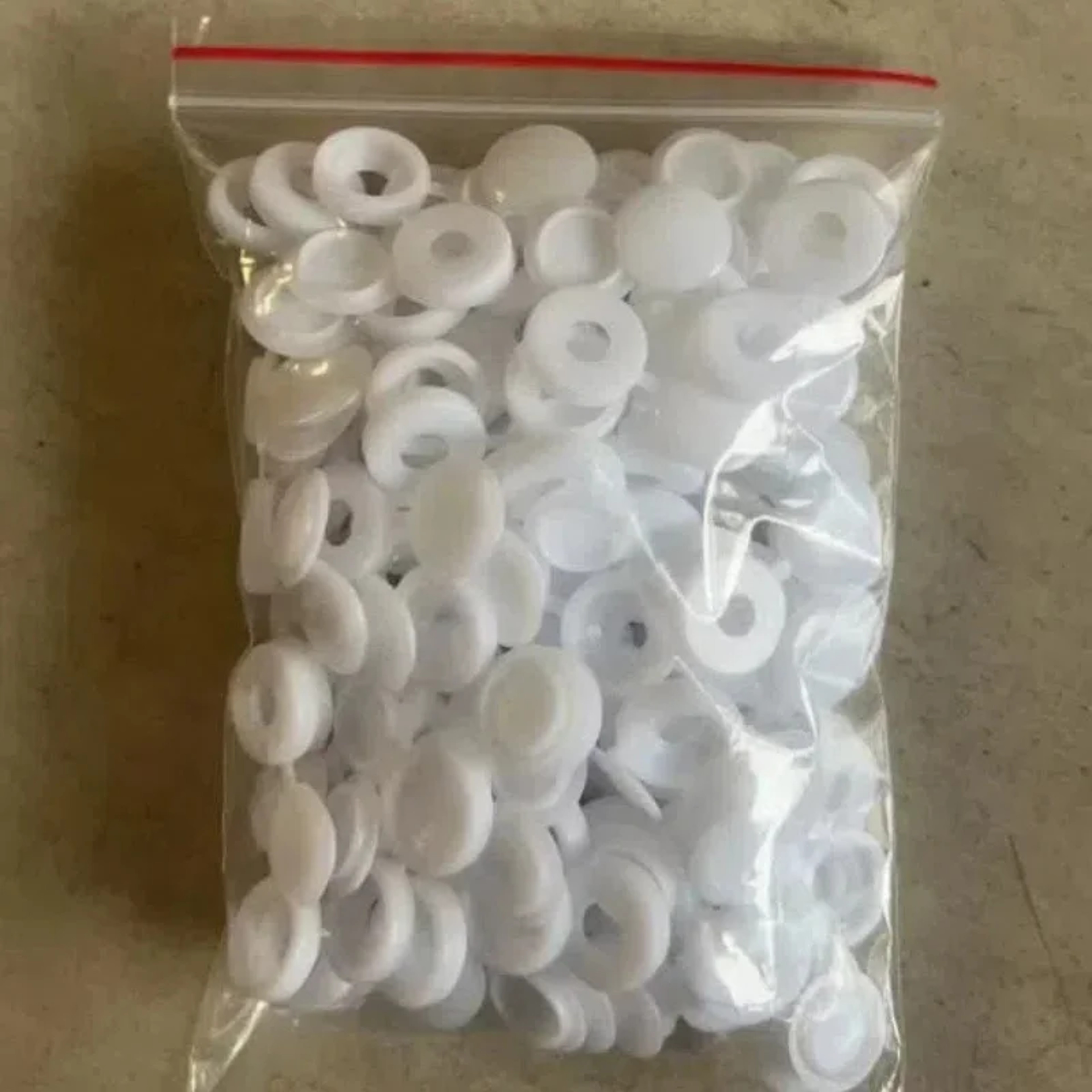 Hinged Plastic Screw Caps for Furniture Protection  Snap-On Button Nuts Cover Bolts – view 9
