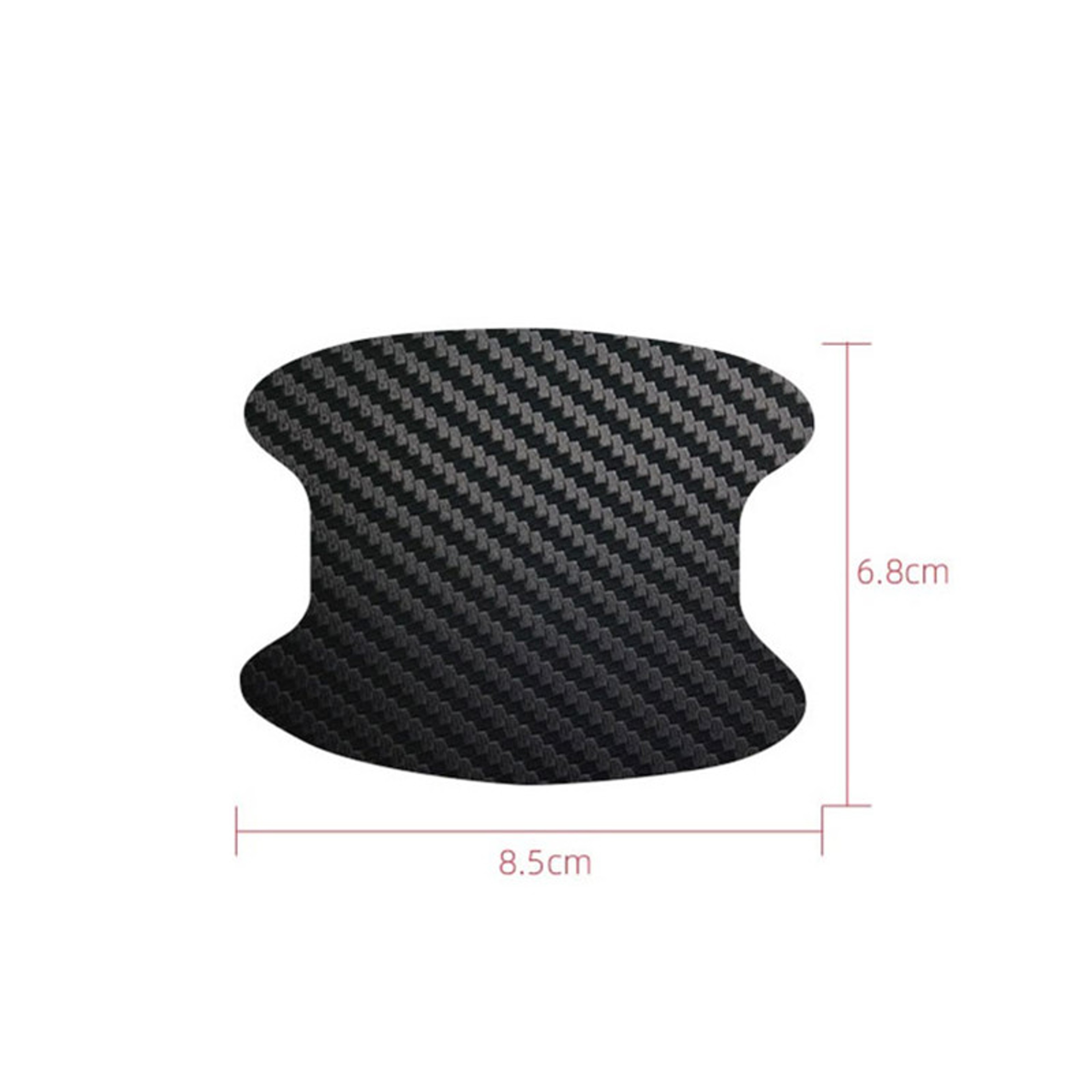 Car Door Protector Sticker  Carbon Fiber ScratchResistant Auto Handle Protection Film For Stylish E 6