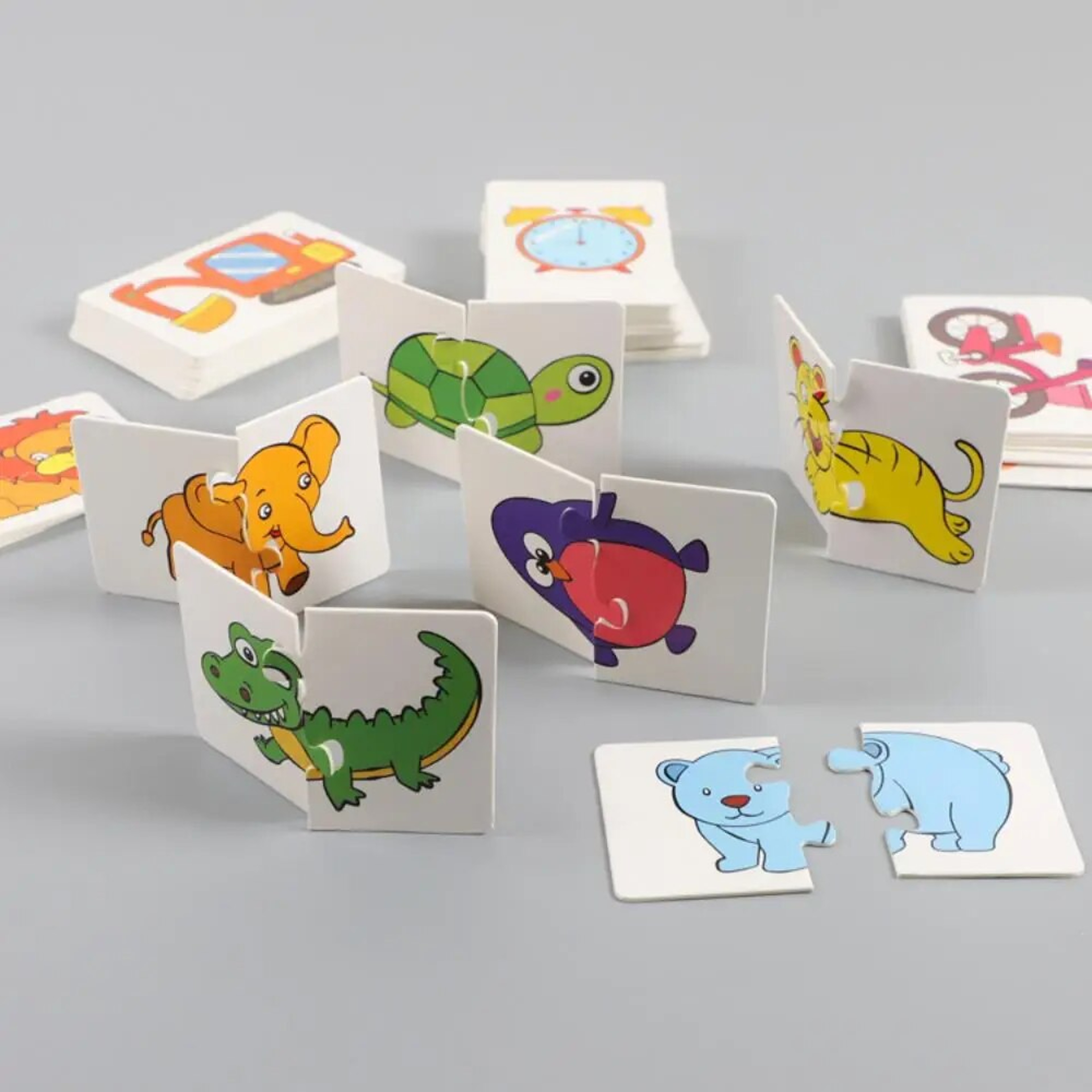 Magnetic Cartoon Matching Puzzle Set  Early Cognitive Learning Toy for Toddlers – view 2