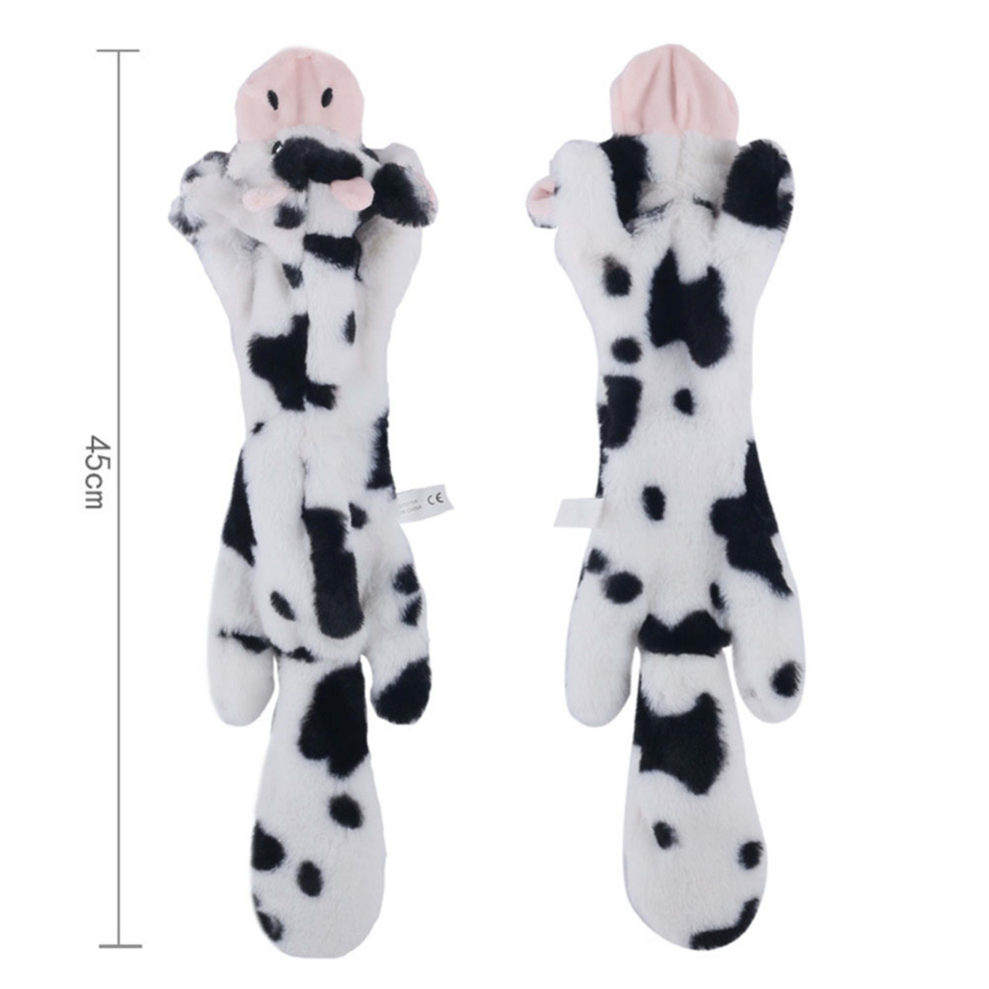 Durable Stuffingless Squeaky Dog Toy With Squeakers  Crinkle  Fun Animal Chew Toy For Pets 7