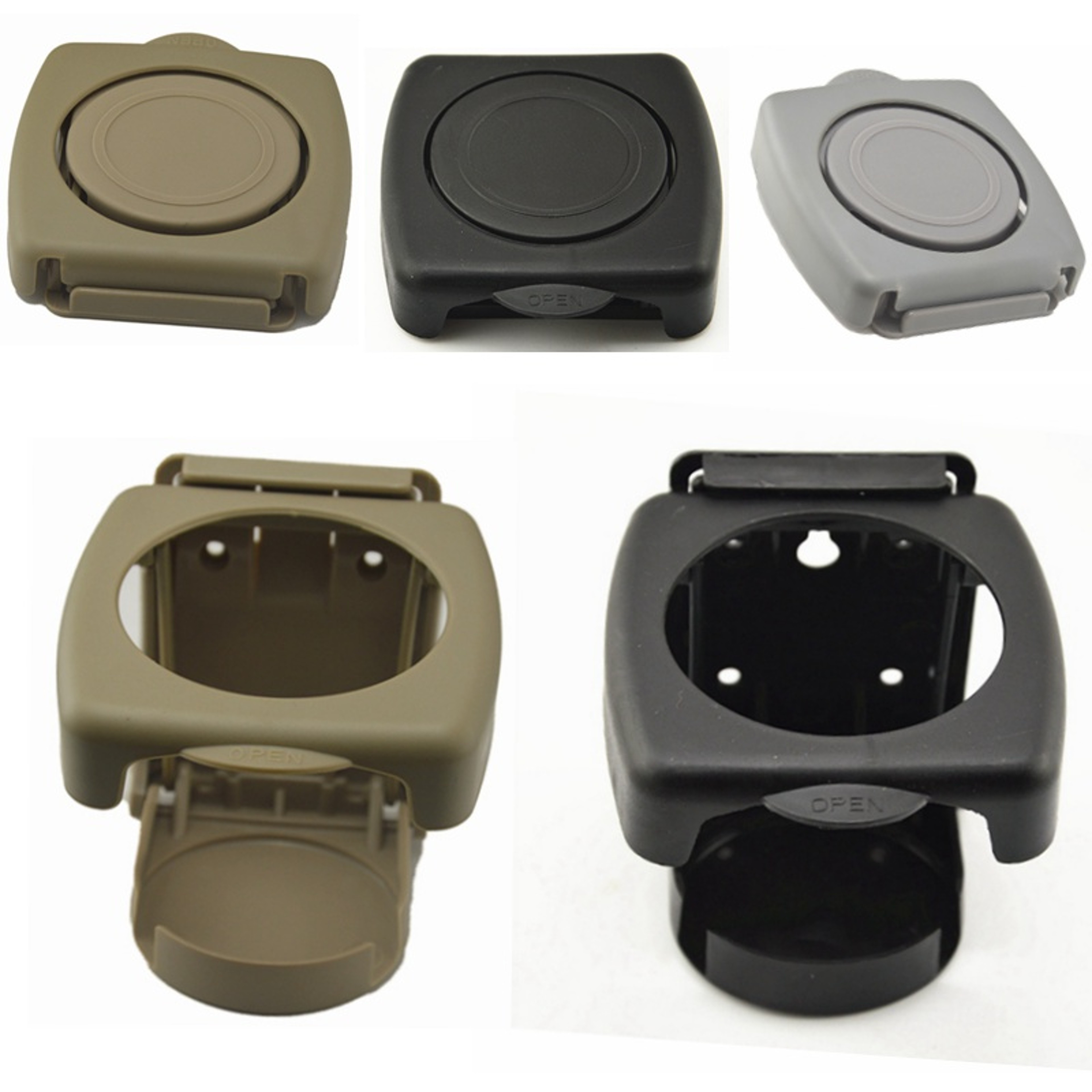 Universal Folding Car Cup Holder  Premium Black Multifunctional Drink Holder For Car Styling And Au 0