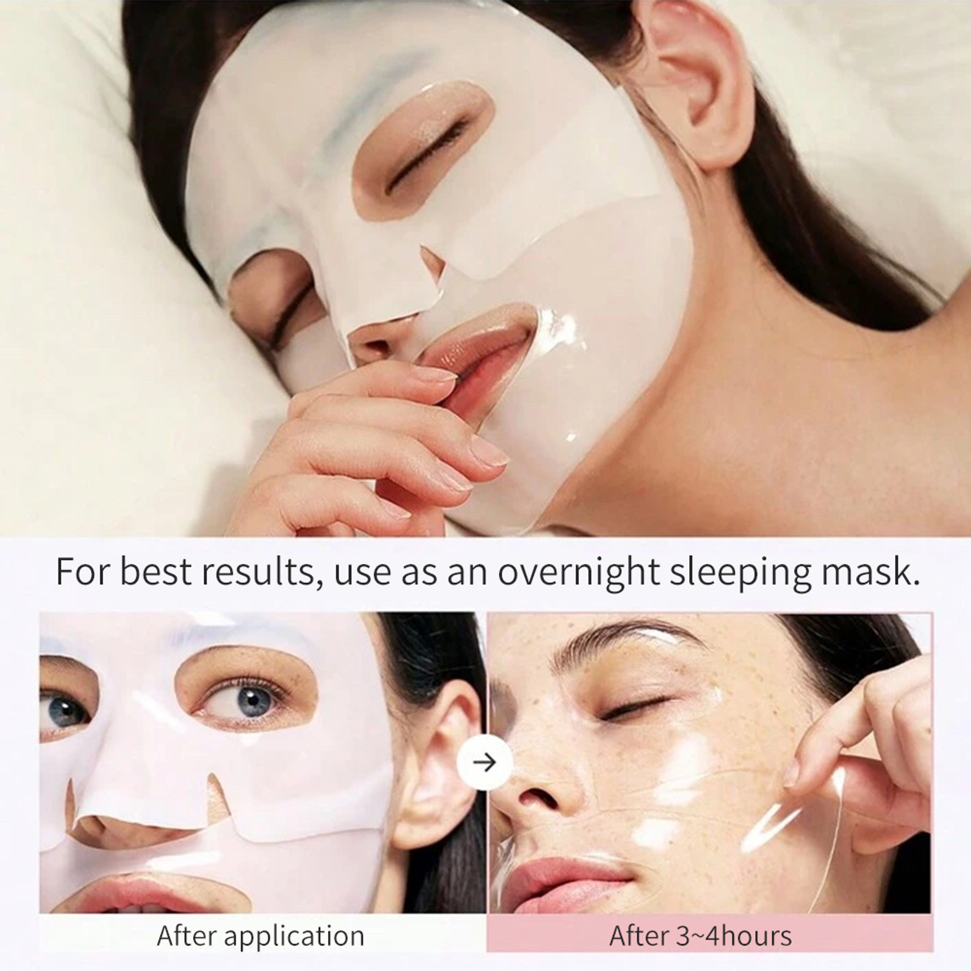Hydrating Collagen Sleeping Mask for Smooth & Tender Skin Whitening & Moisturizing Treatment – view 4
