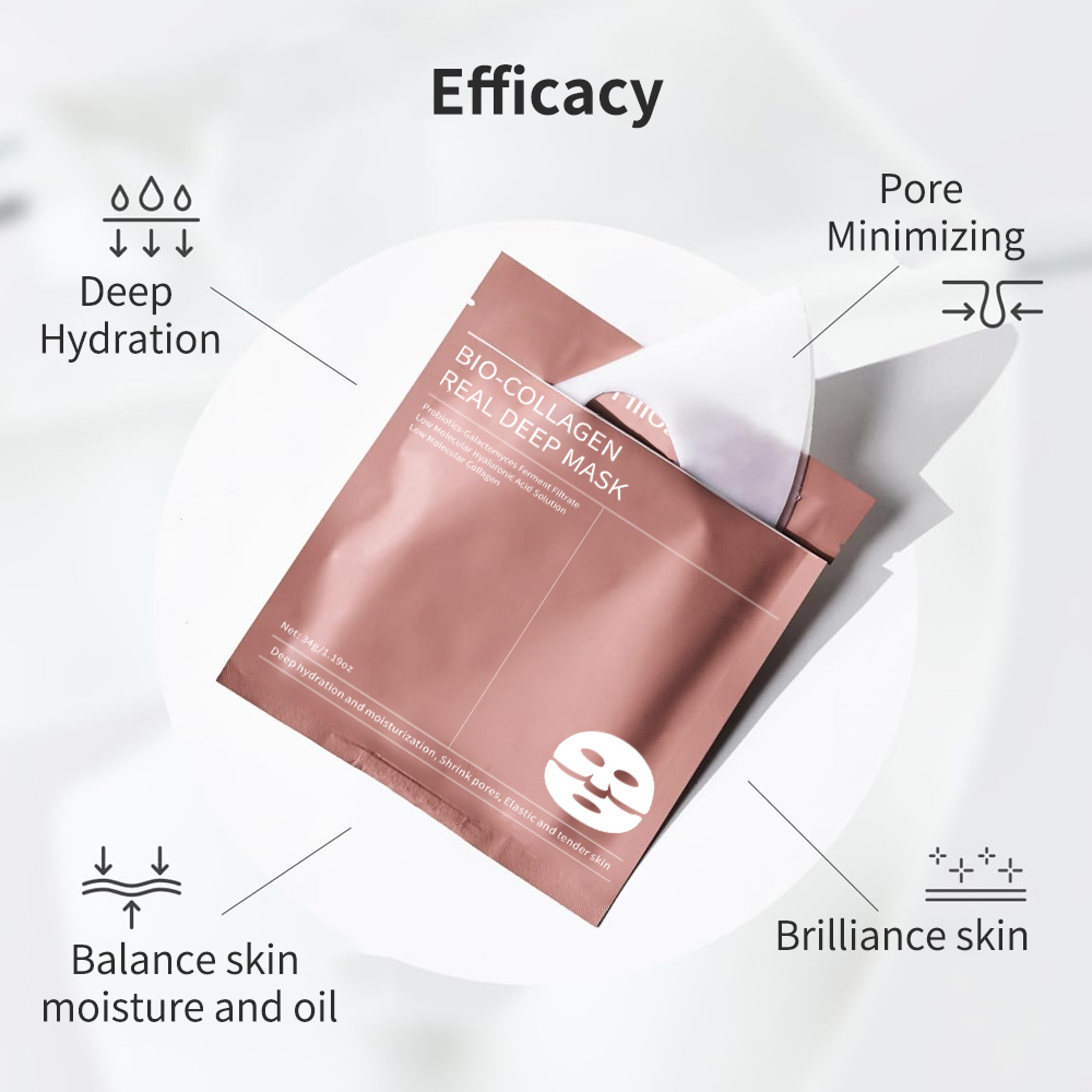 Hydrating Collagen Sleeping Mask for Smooth & Tender Skin Whitening & Moisturizing Treatment – view 6