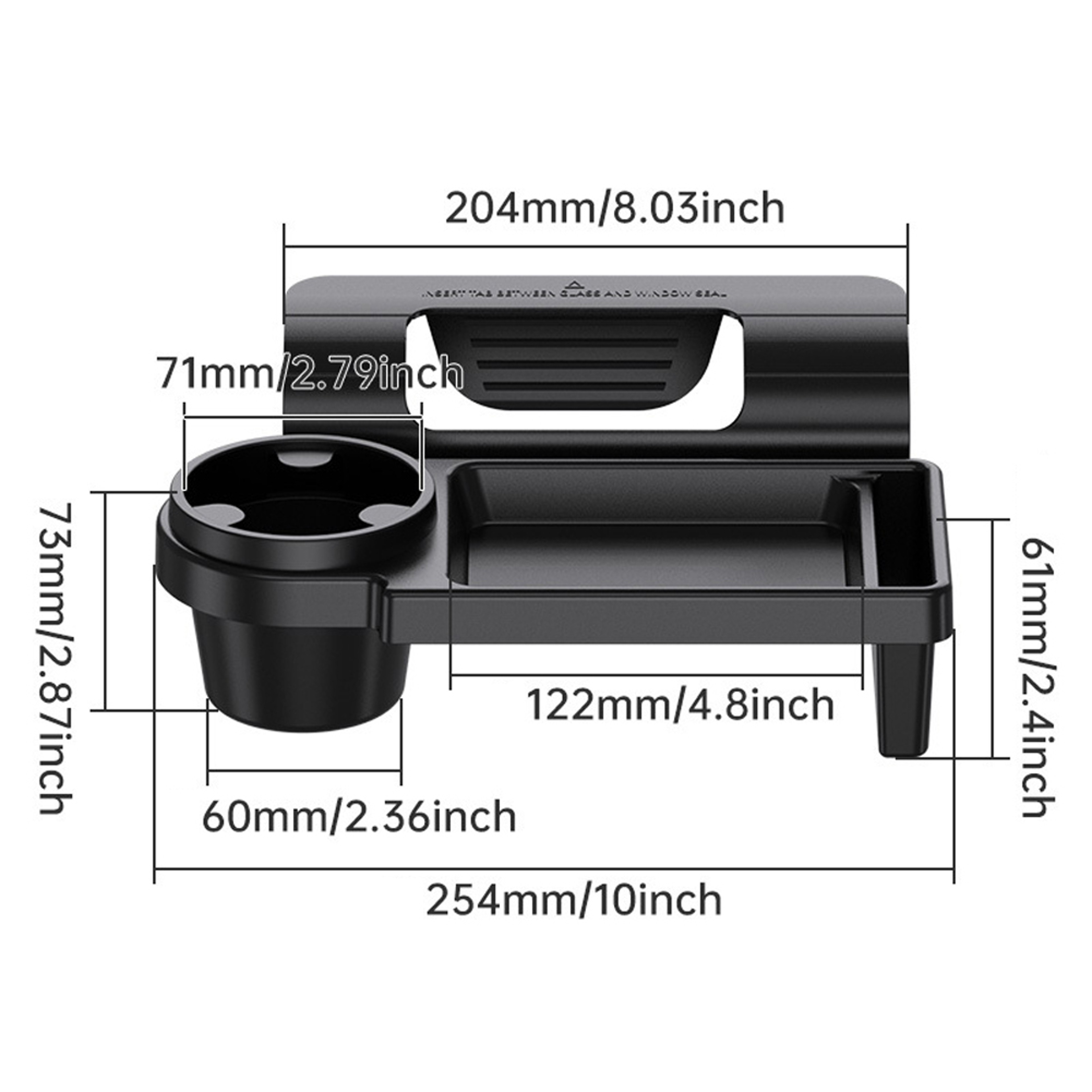Multi-Functional Car Organizer with Cup Holder Window Storage Pocket & Hanging Rack for Car Interior – view 6