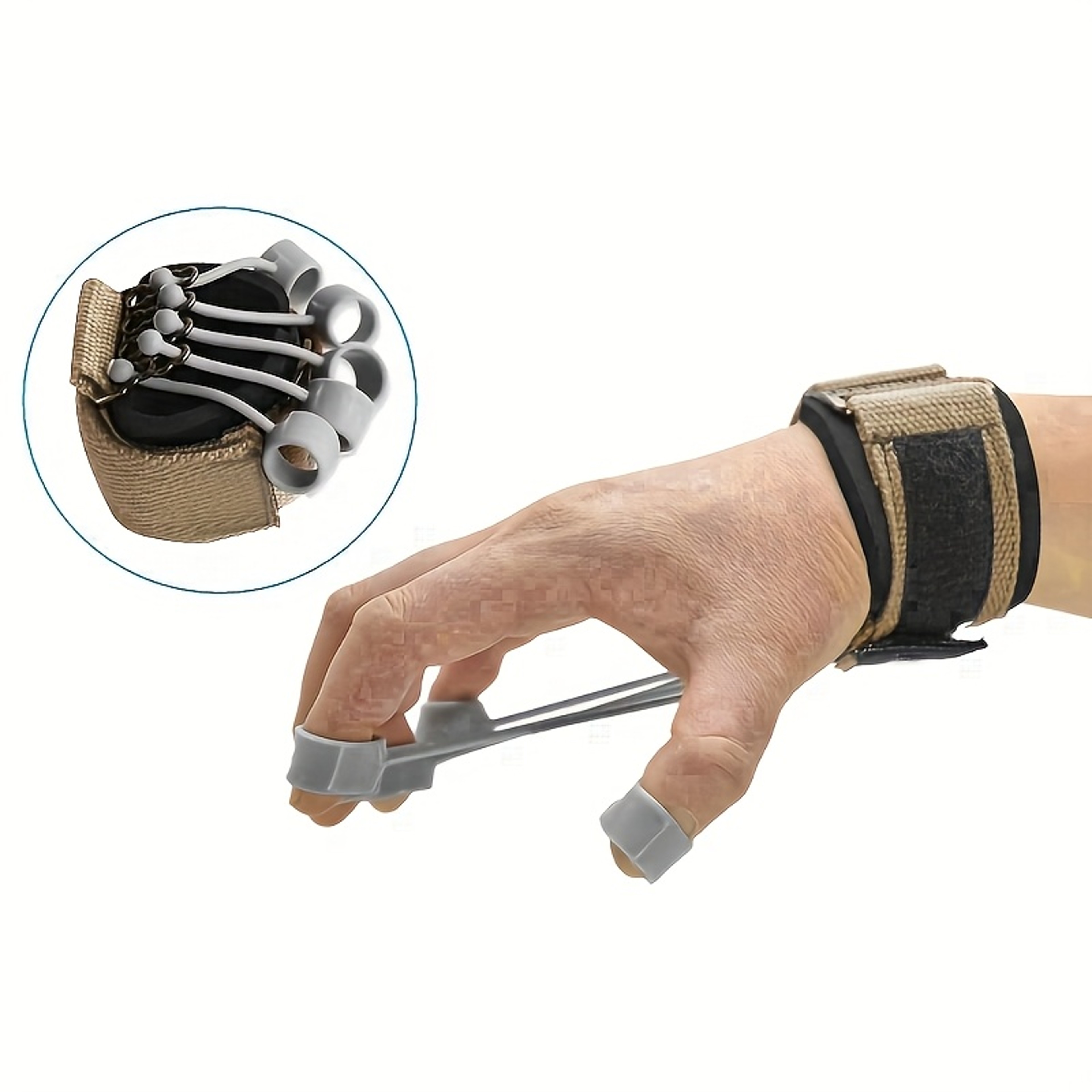 Finger Extensor Exerciser  Adjustable Resistance Hand Grip Strengthener, Silicone Hand Expander for Enhanced Strength – view 7