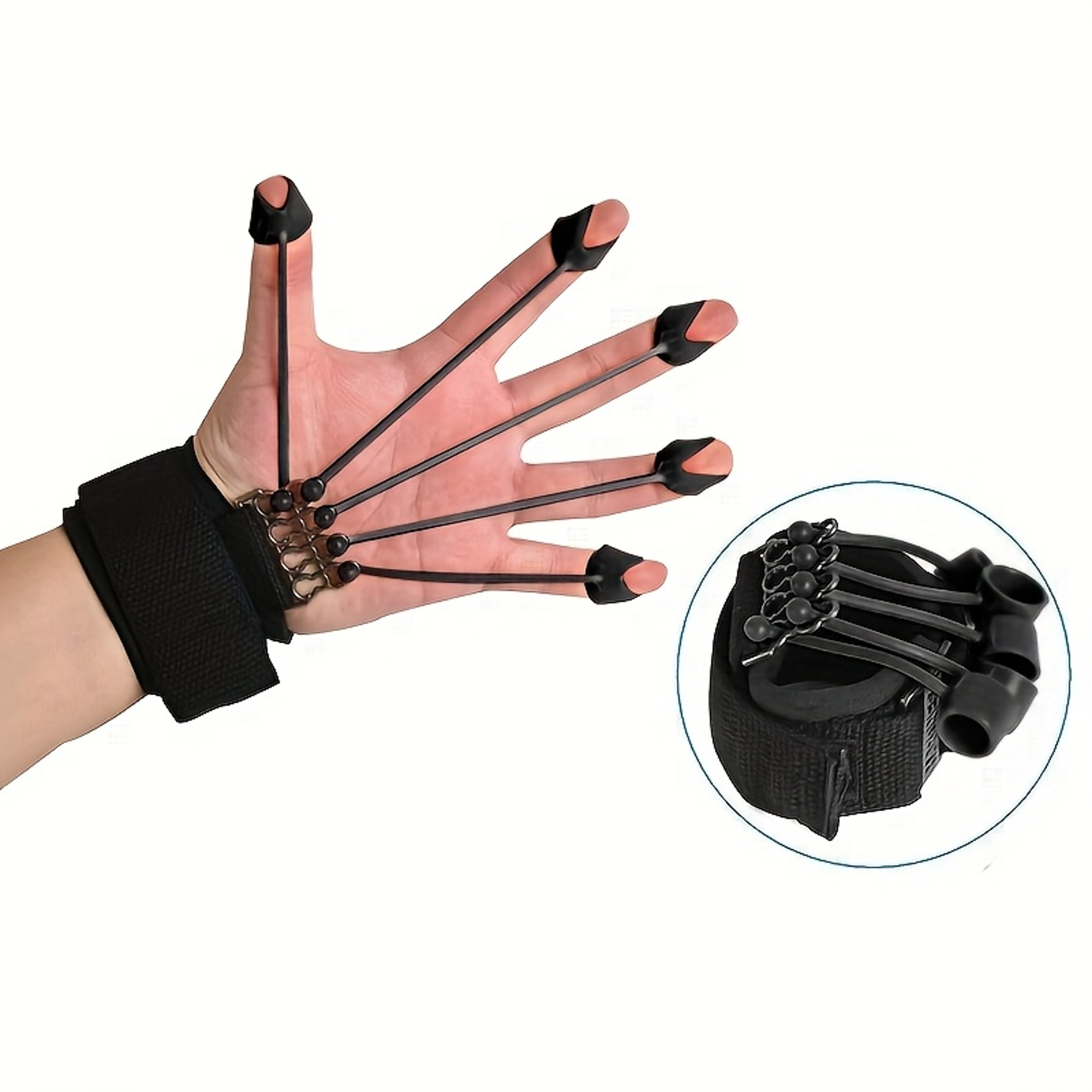Finger Extensor Exerciser  Adjustable Resistance Hand Grip Strengthener, Silicone Hand Expander for Enhanced Strength – view 9