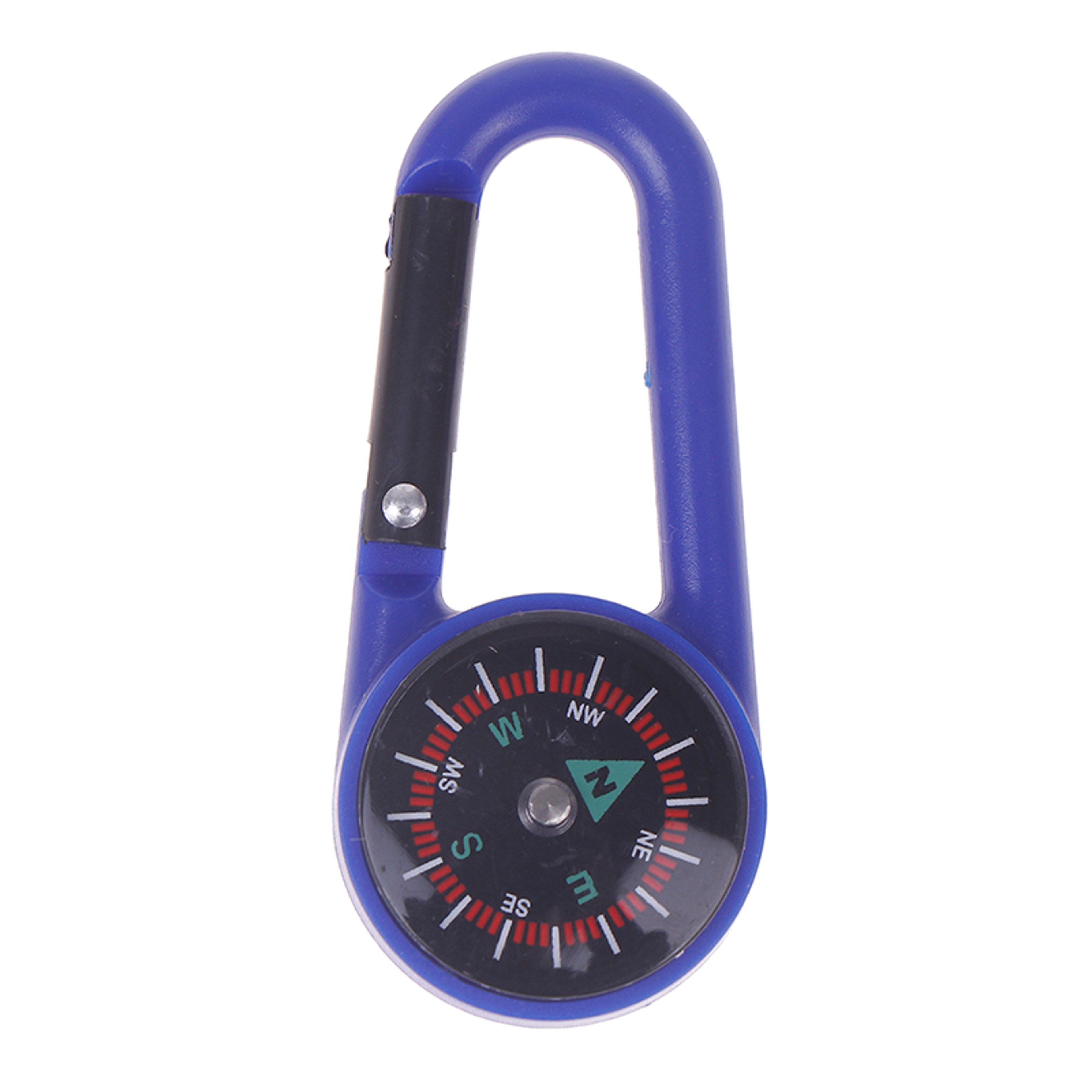 Outdoor Mini Compass Carabiner Keychain  Quick Release Buckle For Hiking Camping And Mountaineering 7