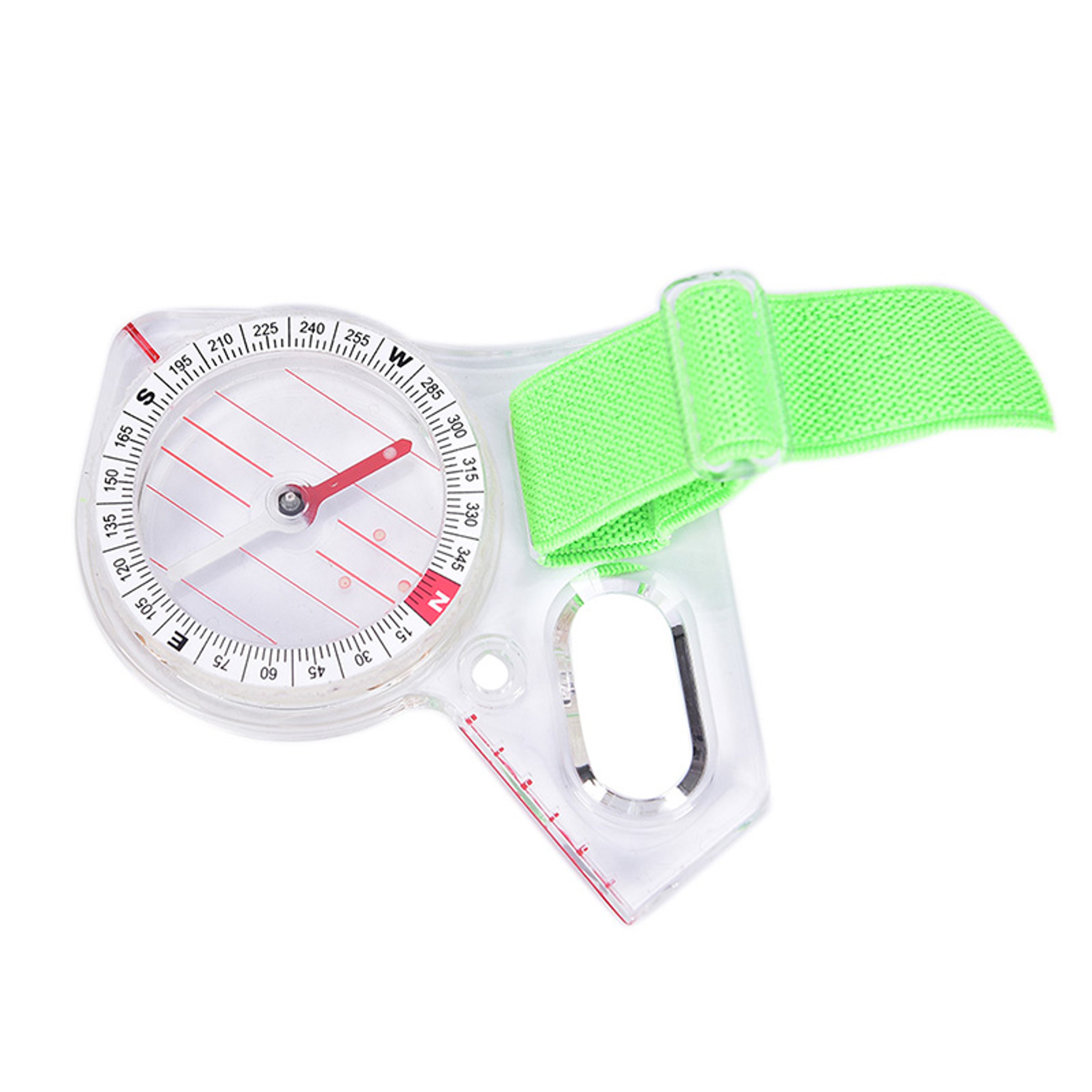 Thumb Compass for Orienteering, Portable Competition Compass with Map Scale – view 2