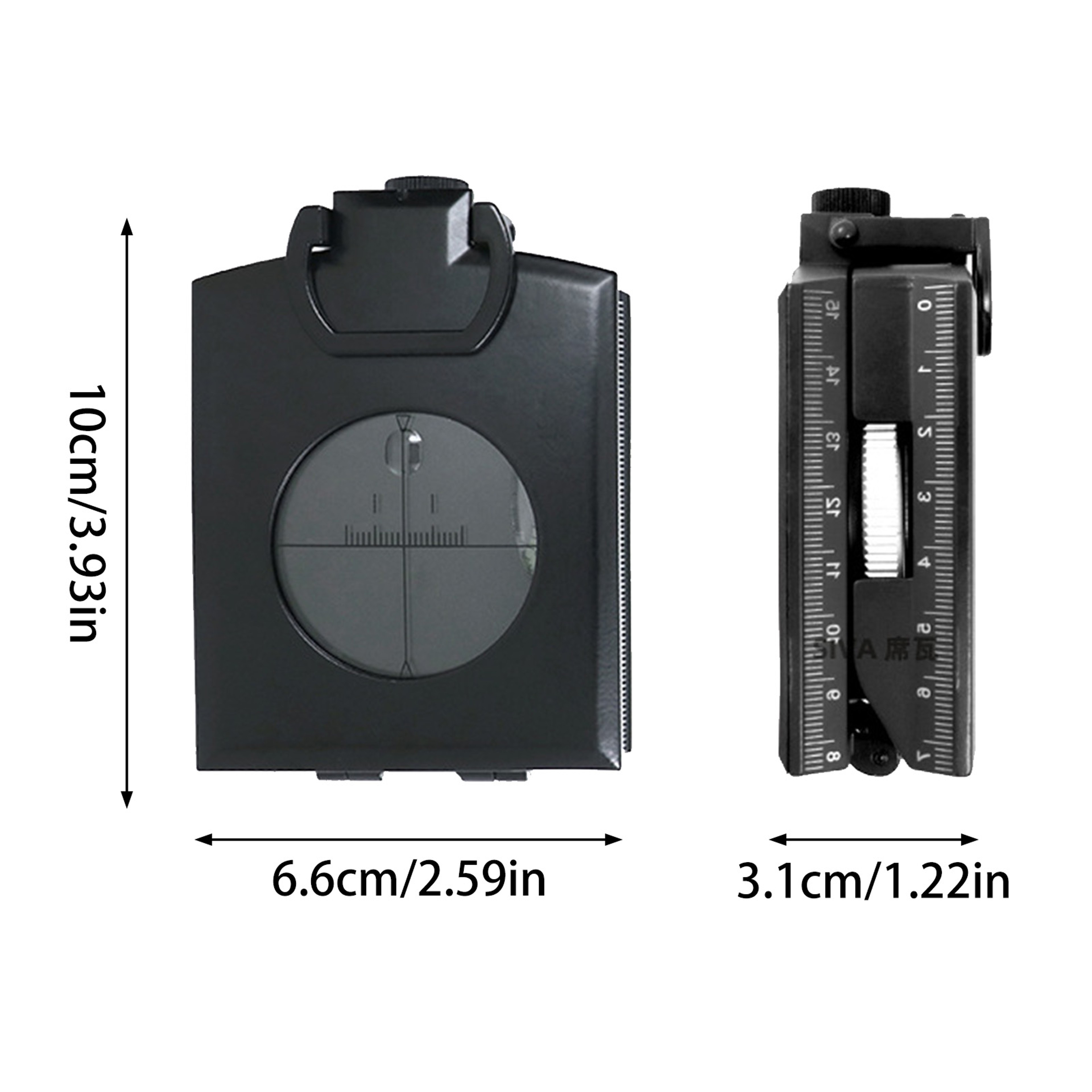 Outdoor Portable Compass  High-Precision Navigation Tool for Hiking, Camping, and Survival – view 6