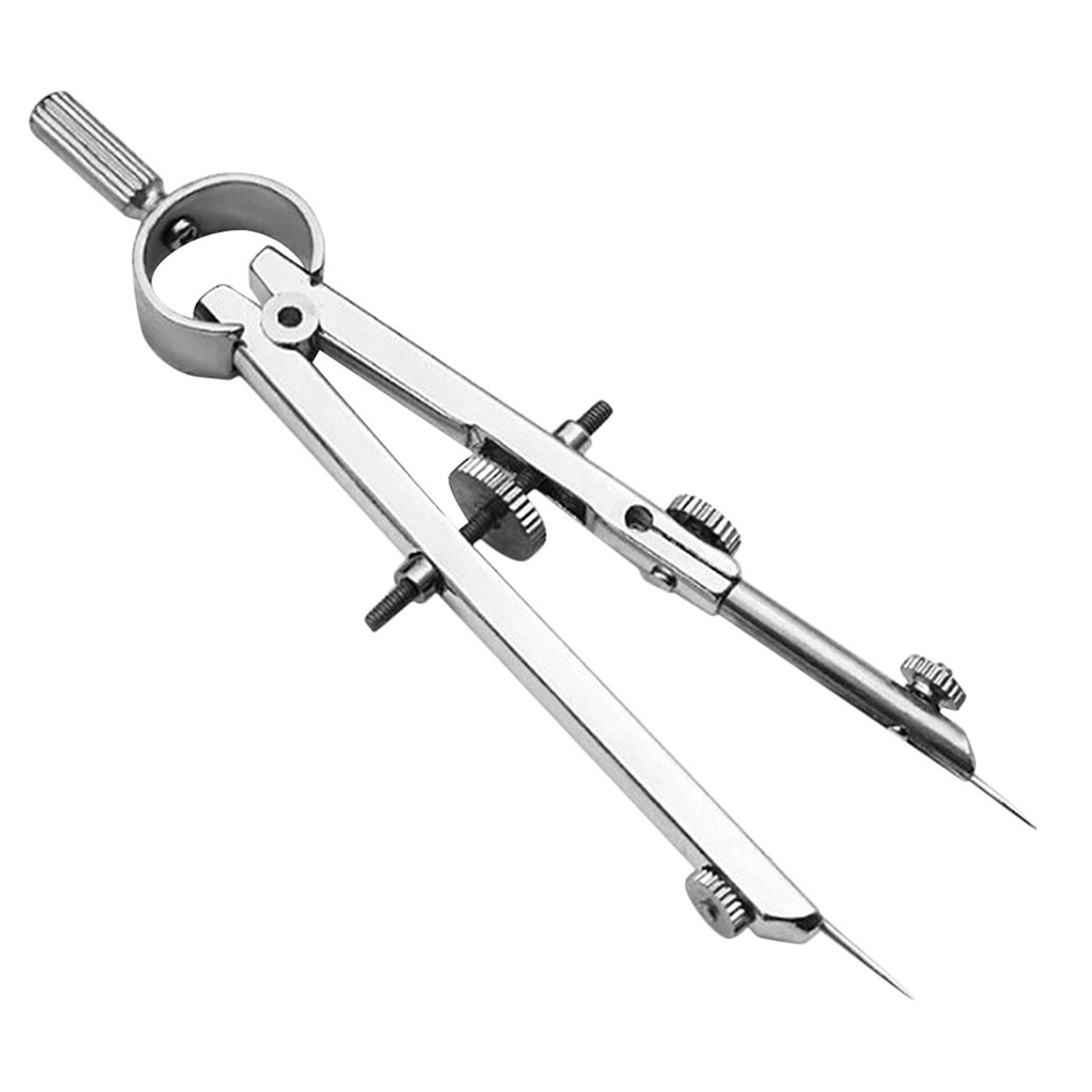 Metal Spring Compass  Portable and Compact Drawing Tool for School, Office, and Drafting – view 4