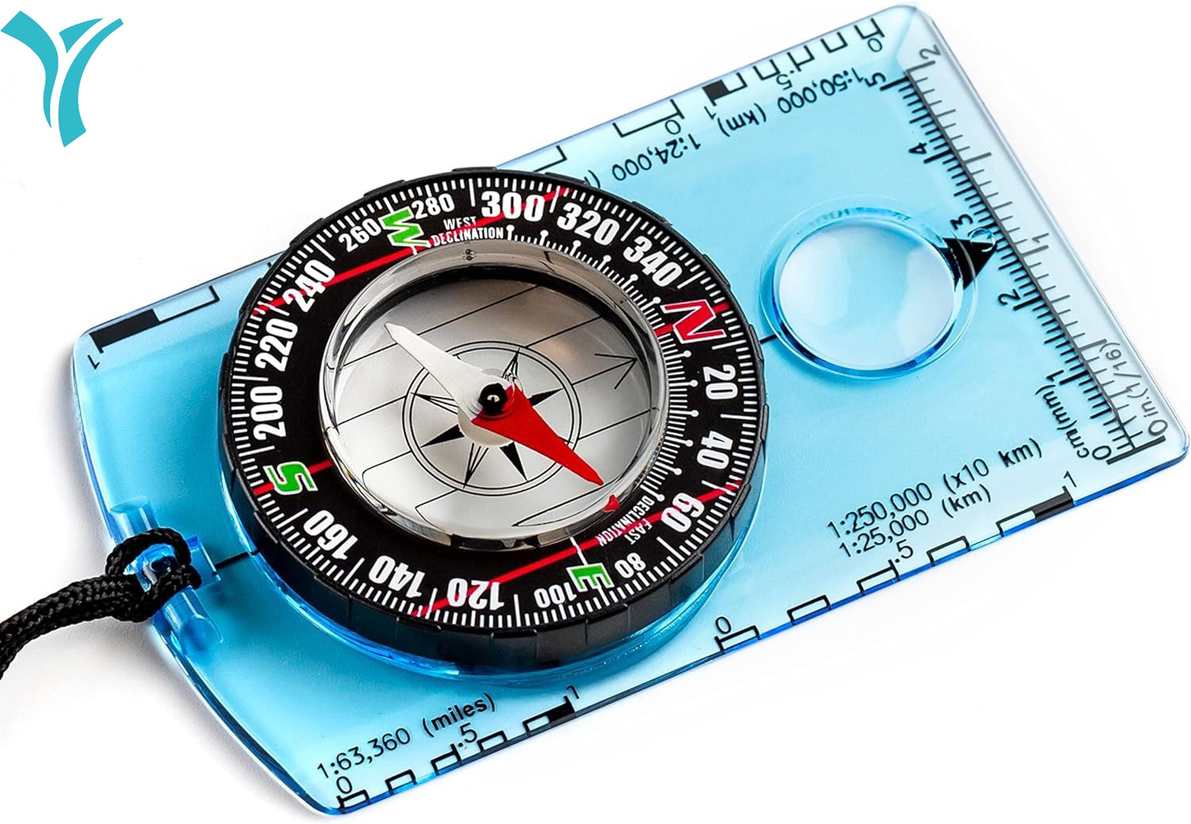 Orienteering Compass for Hiking & Backpacking | Advanced Scout Navigation for Map Reading & Survival – view 1