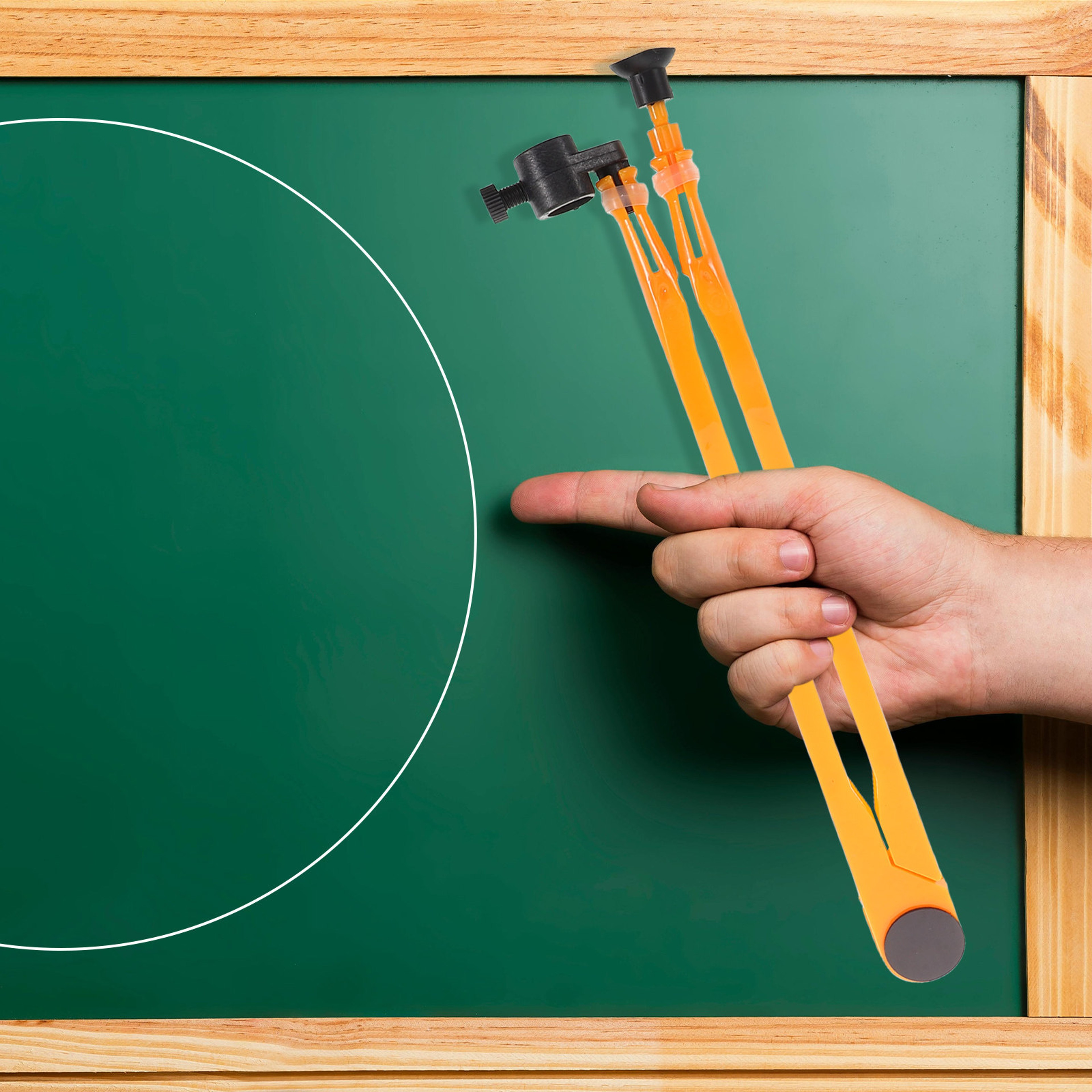 Precision Geometry Compass for Teachers | Professional Classroom Drawing Tool | Accurate Circle Maker for Math – view 2
