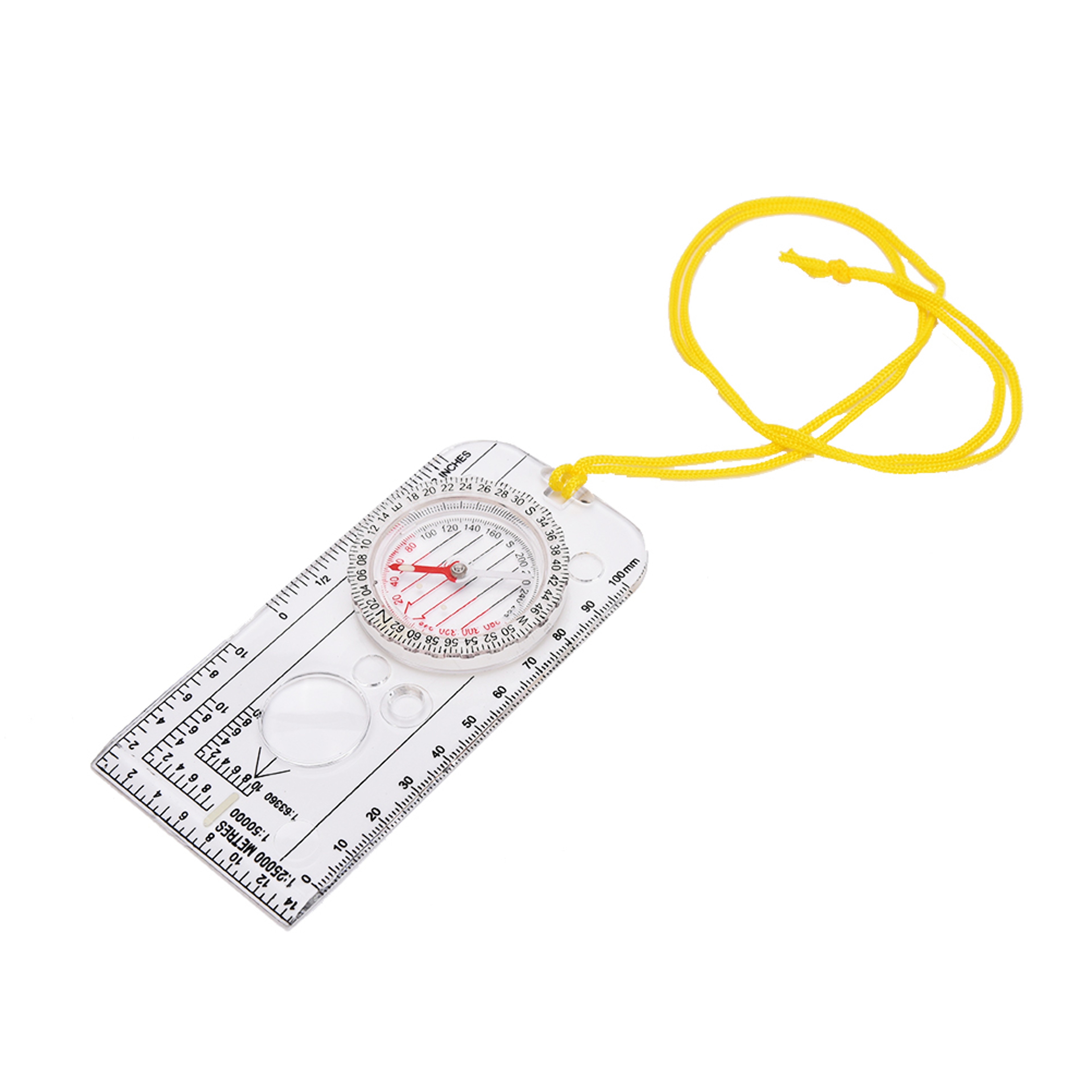 Magnifying Compass for Hiking, Camping, and Orienteering Precision Map Reading Tool – view 1