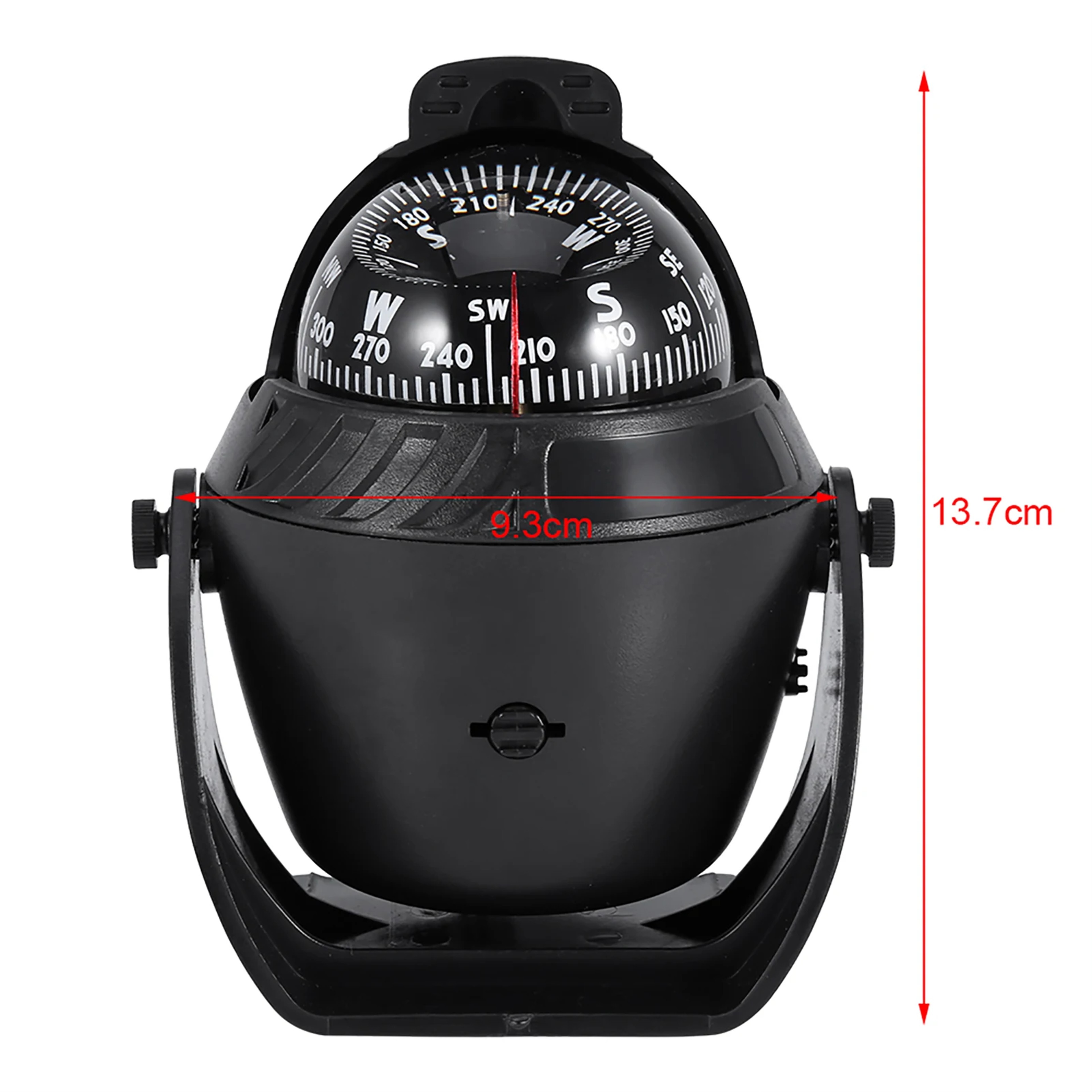 Pivoting Compass Navigation System  High Precision LED Light for Marine, Boat & Car – view 2