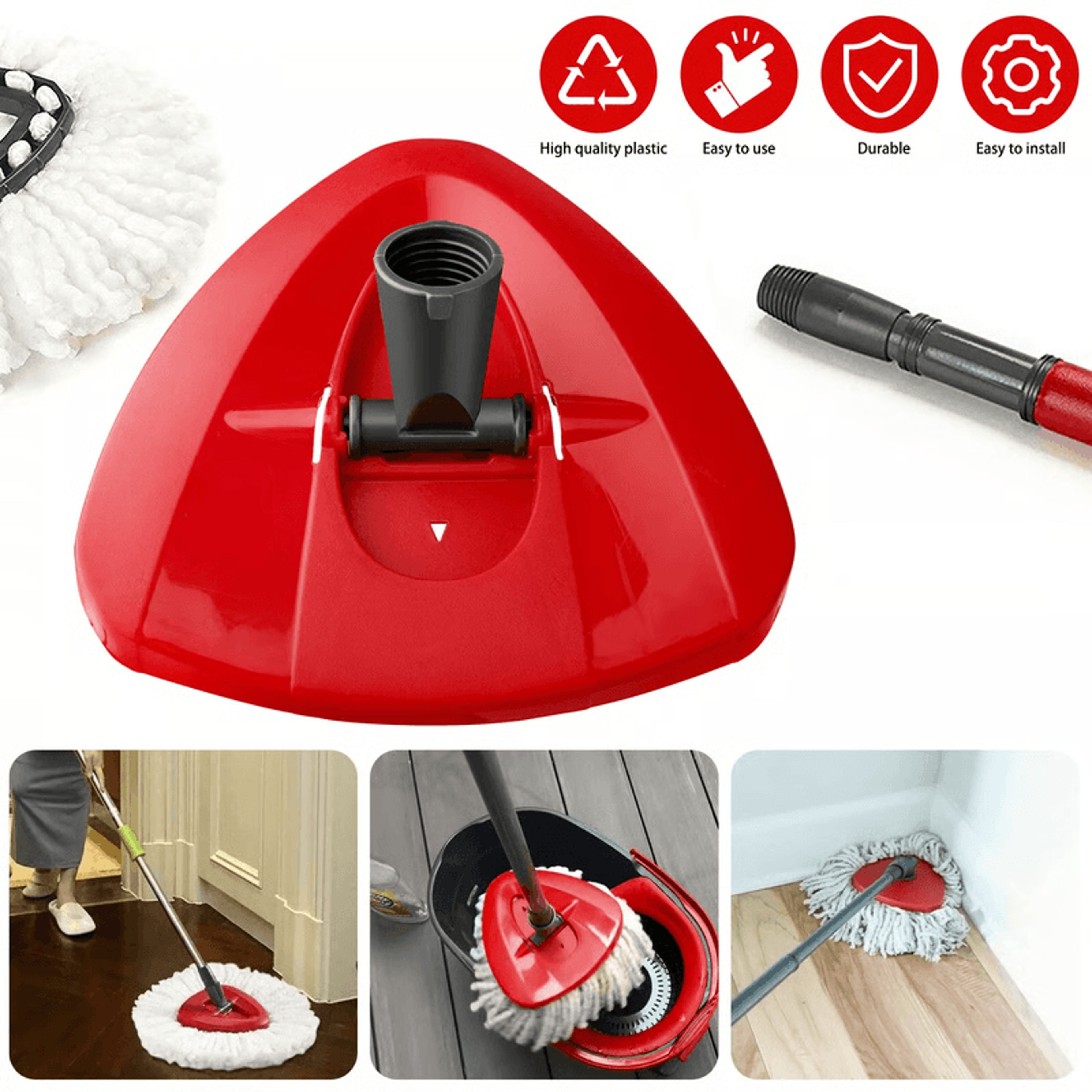 OCedar Spin Mop Replacement Base Disc  EasyWring Mop Head Refill Part 5
