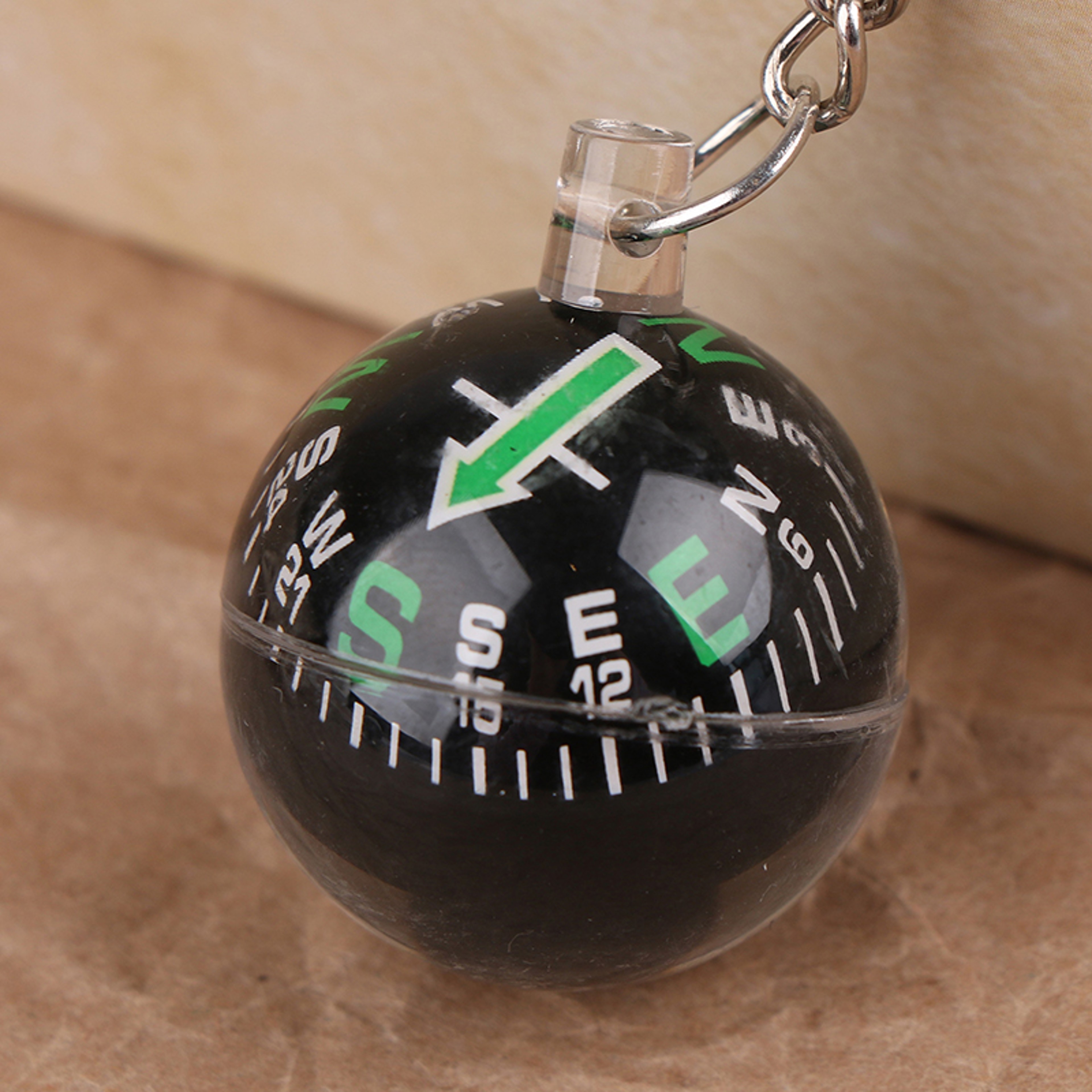 Portable Lightweight Emergency Compass Keychain Tool  Perfect for Outdoor Survival – view 5