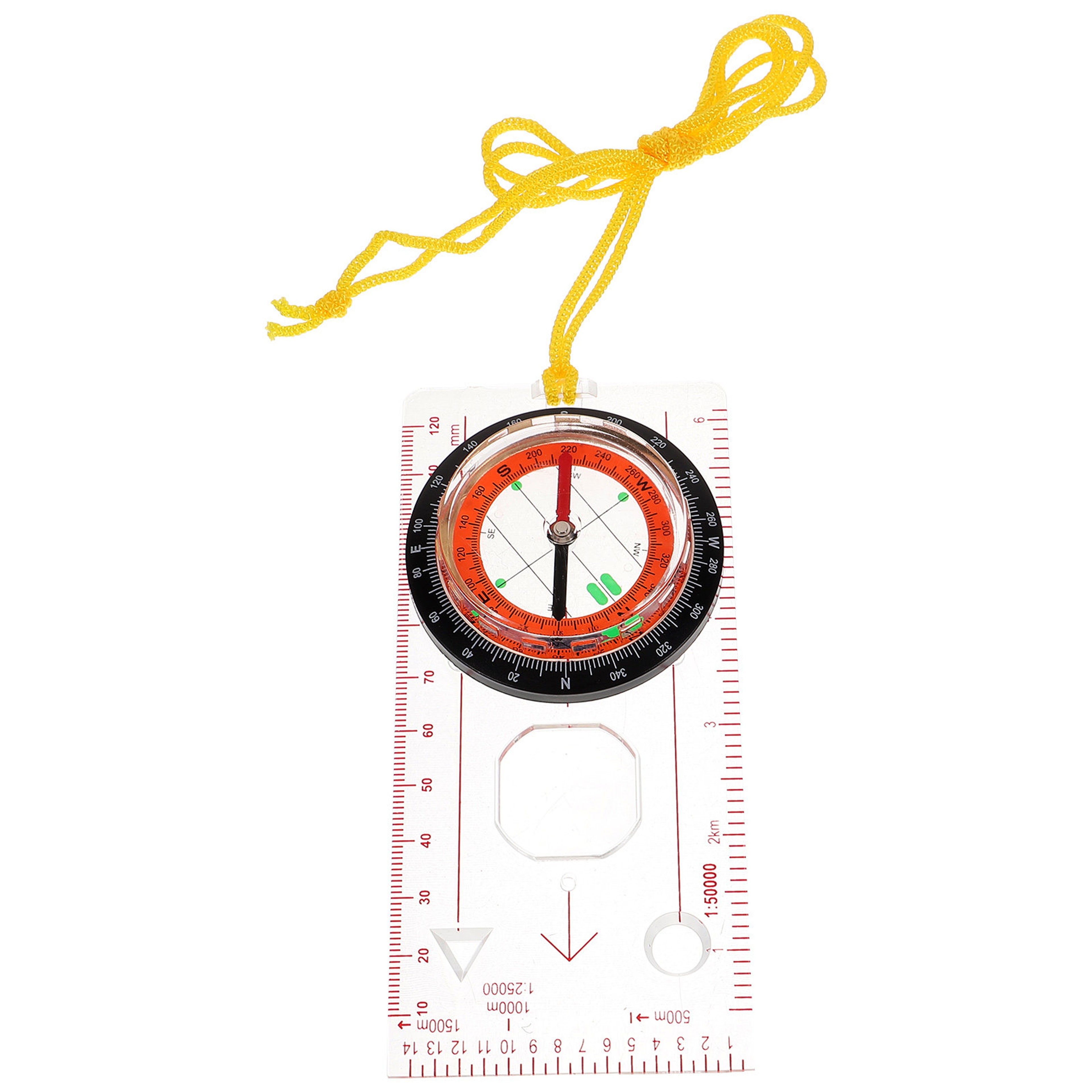 All-in-One Survival Compass with Measuring Scale, Direction Finder, and Inclinometer for Hiking, Climbing, and Field – view 1