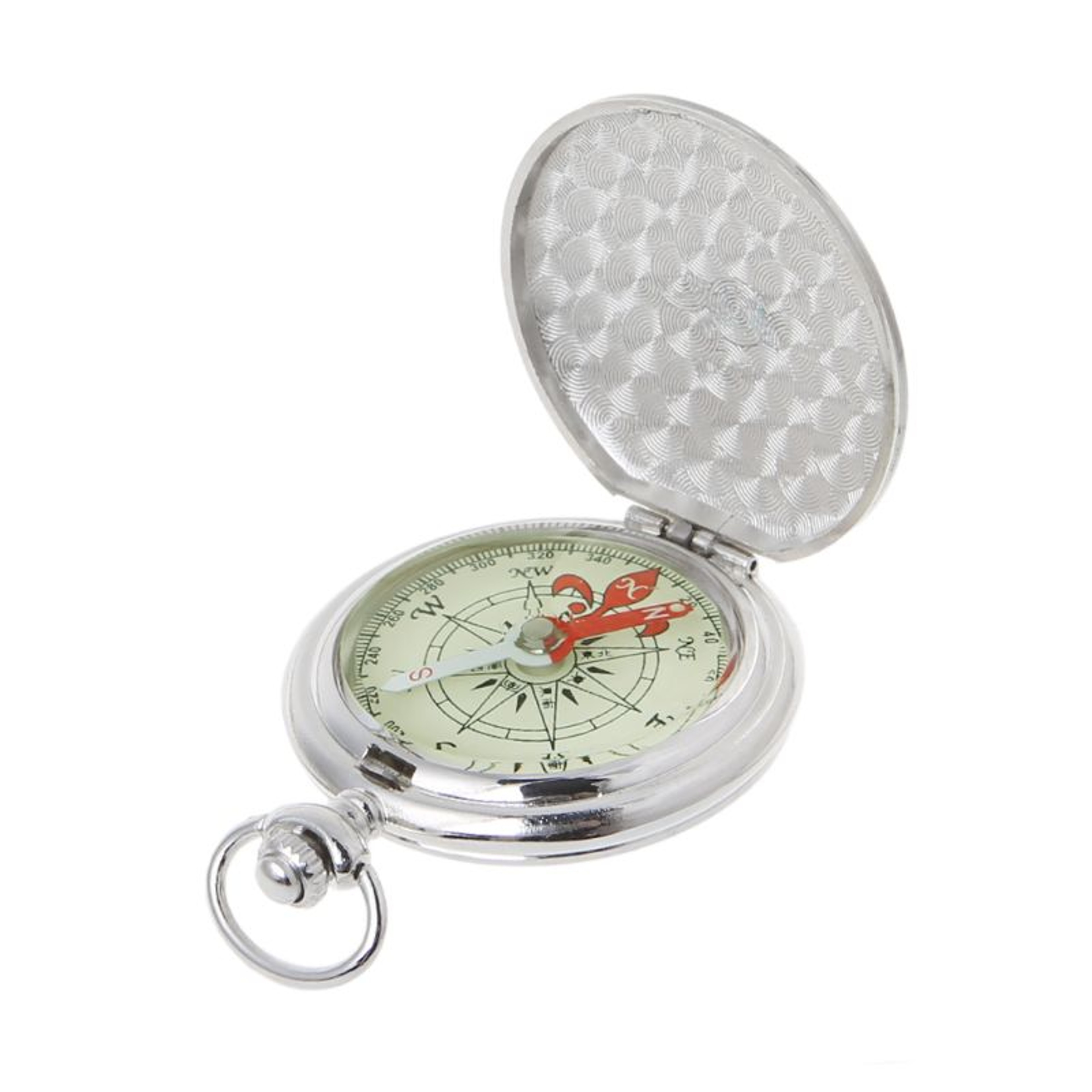 Portable Hiking Navigation Compass Keychain  Luminous Flip Compass For Car  Outdoor Adventures 9