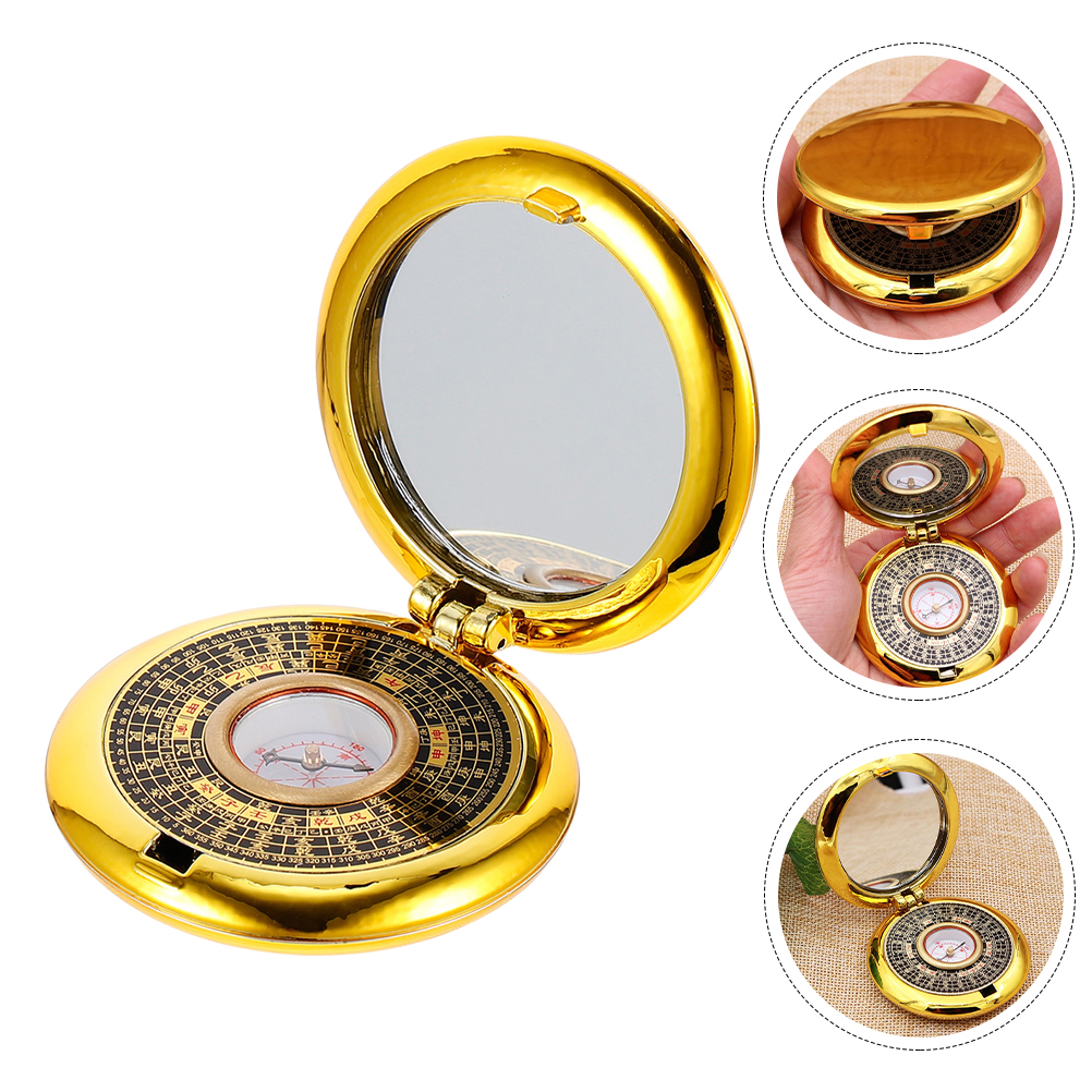 Mini Metal Pocket Compass  Compact Outdoor Navigation Tool for Hiking, Camping & Survival – view 7