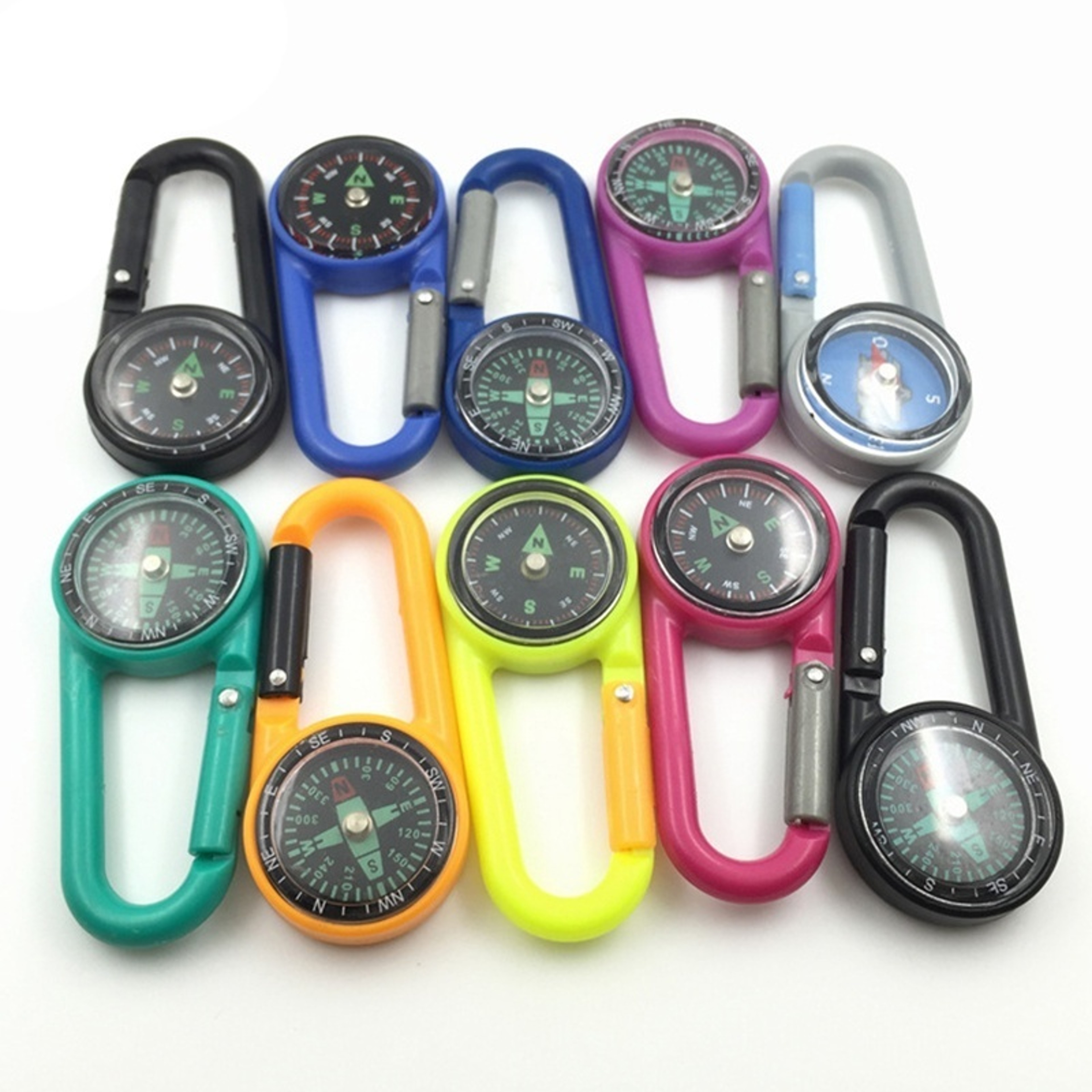 Multifunctional Smart Hiking Keychain with Compass & Thermometer – view 4