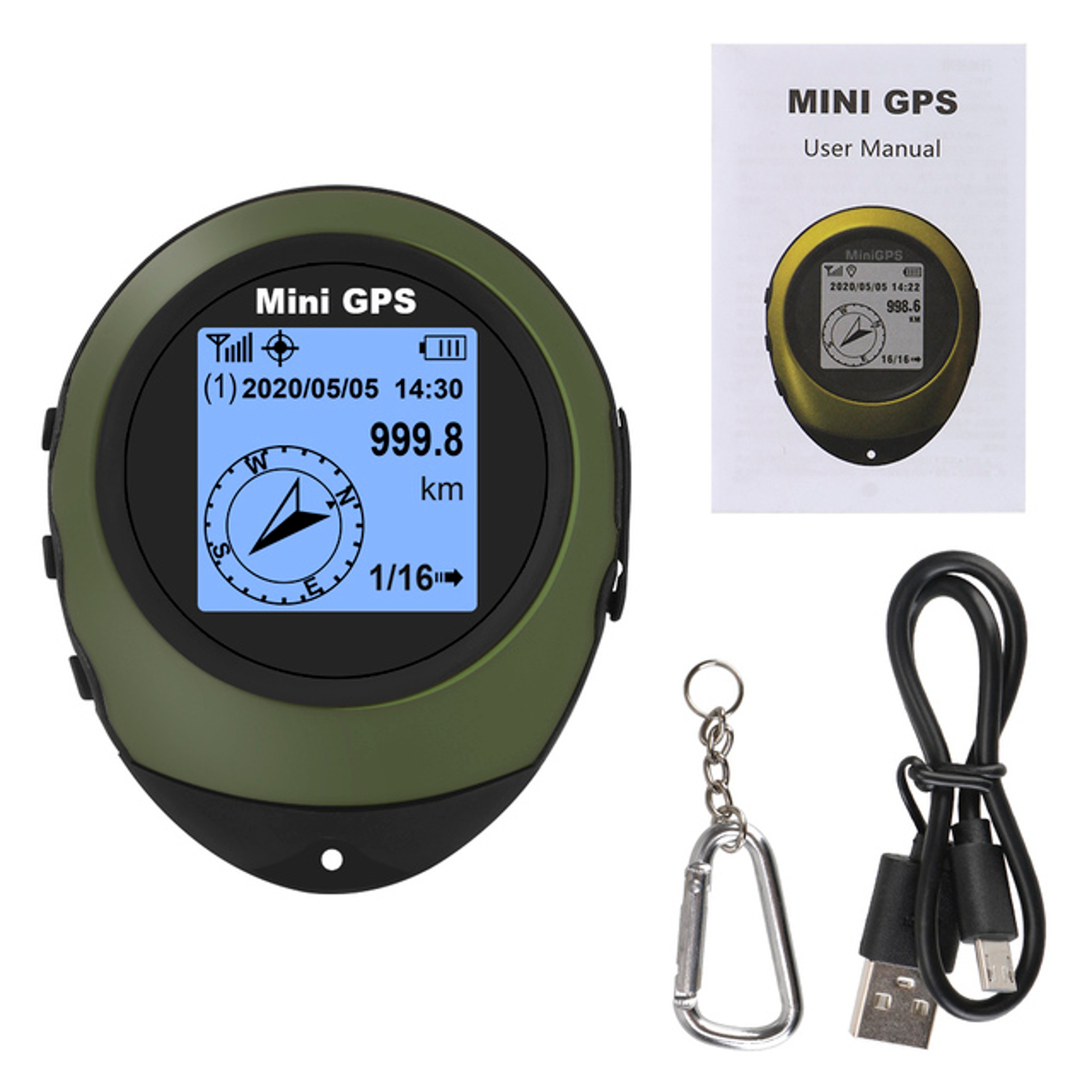 High-Precision Handheld GPS Compass Navigator for Hiking & Outdoor Travel – view 7