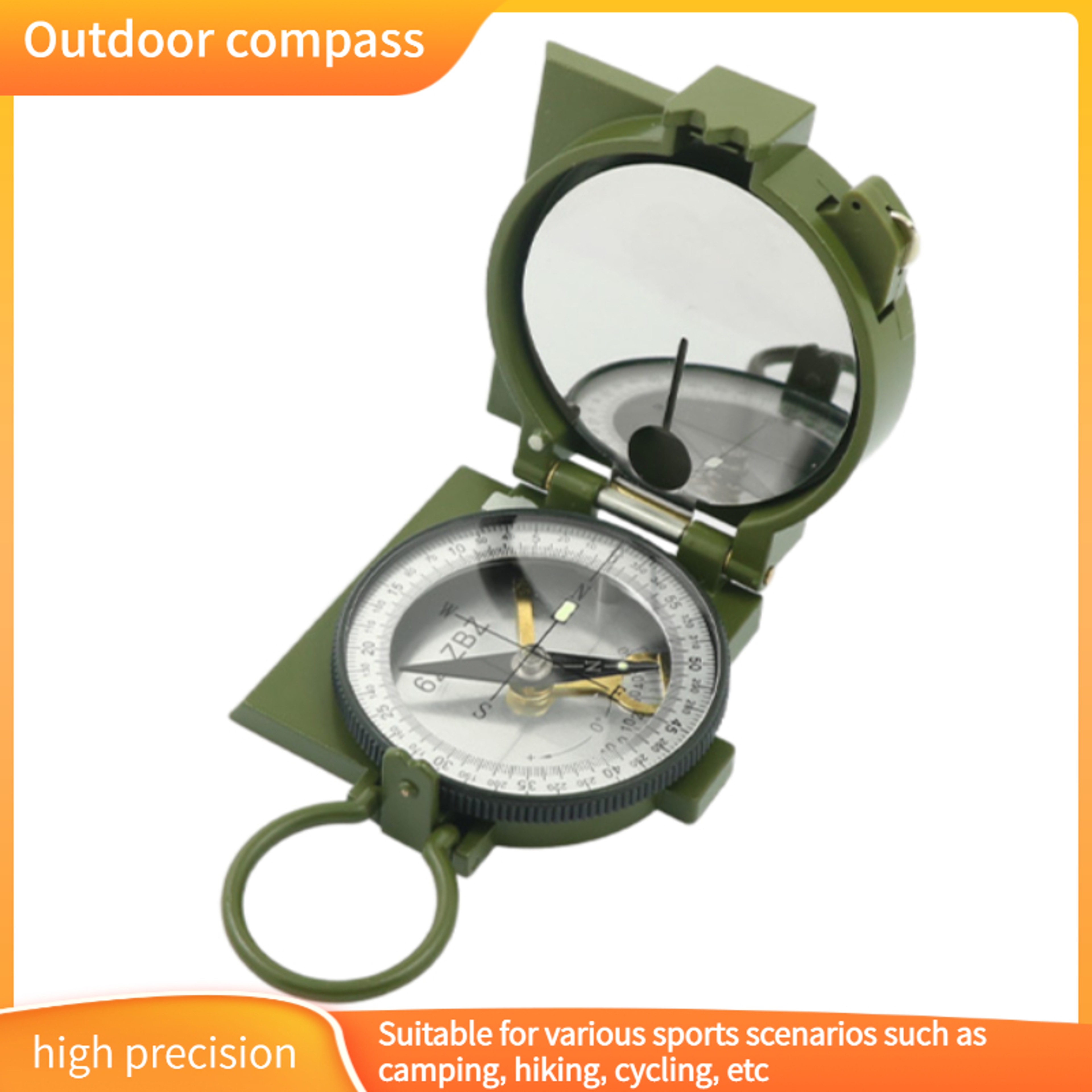 High-Precision Tactical Fluorescent Compass for Outdoor Adventures – view 5