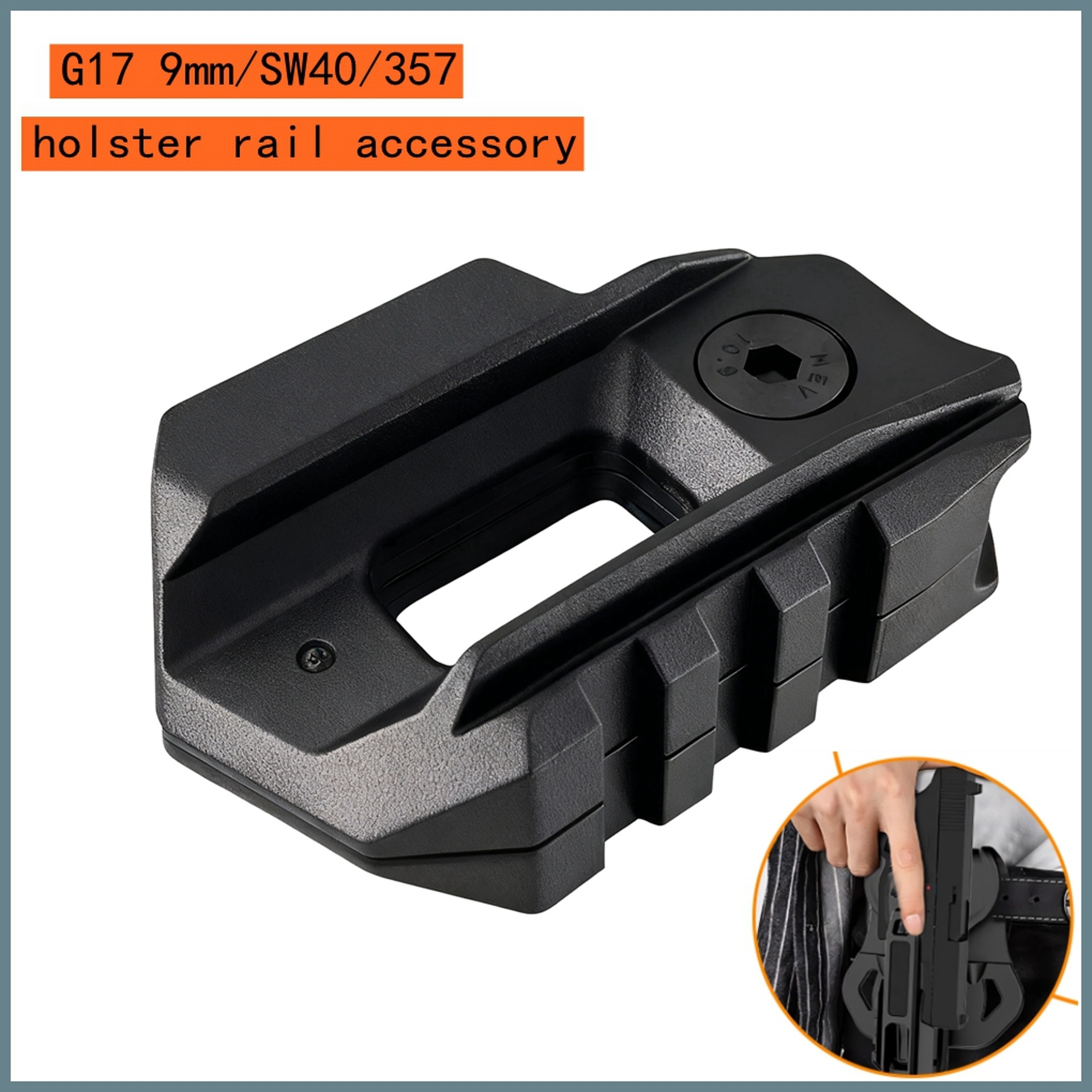 Tactical Gun Holster Rail Accessory  Secure, Adjustable Mount for Ultimate Convenience – view 7